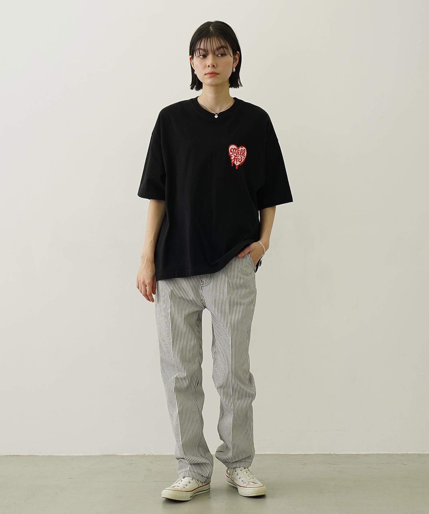 MELTY HEART FOAM PRINT WIDE S/S TEE