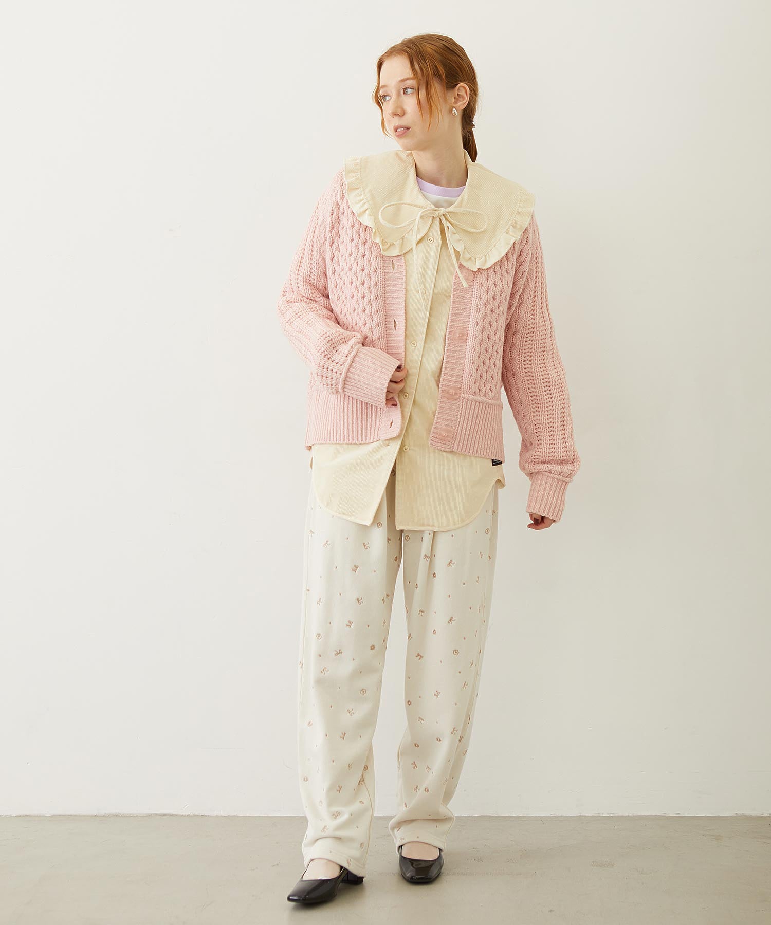 CABLE KNIT CARDIGAN