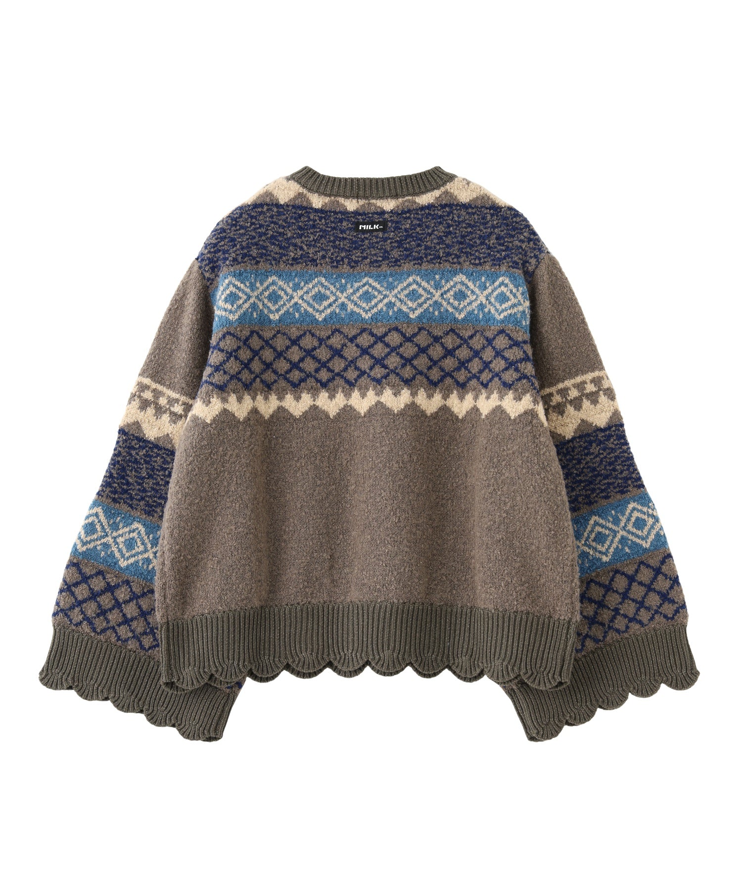 PATTERNED KNIT TUNIC