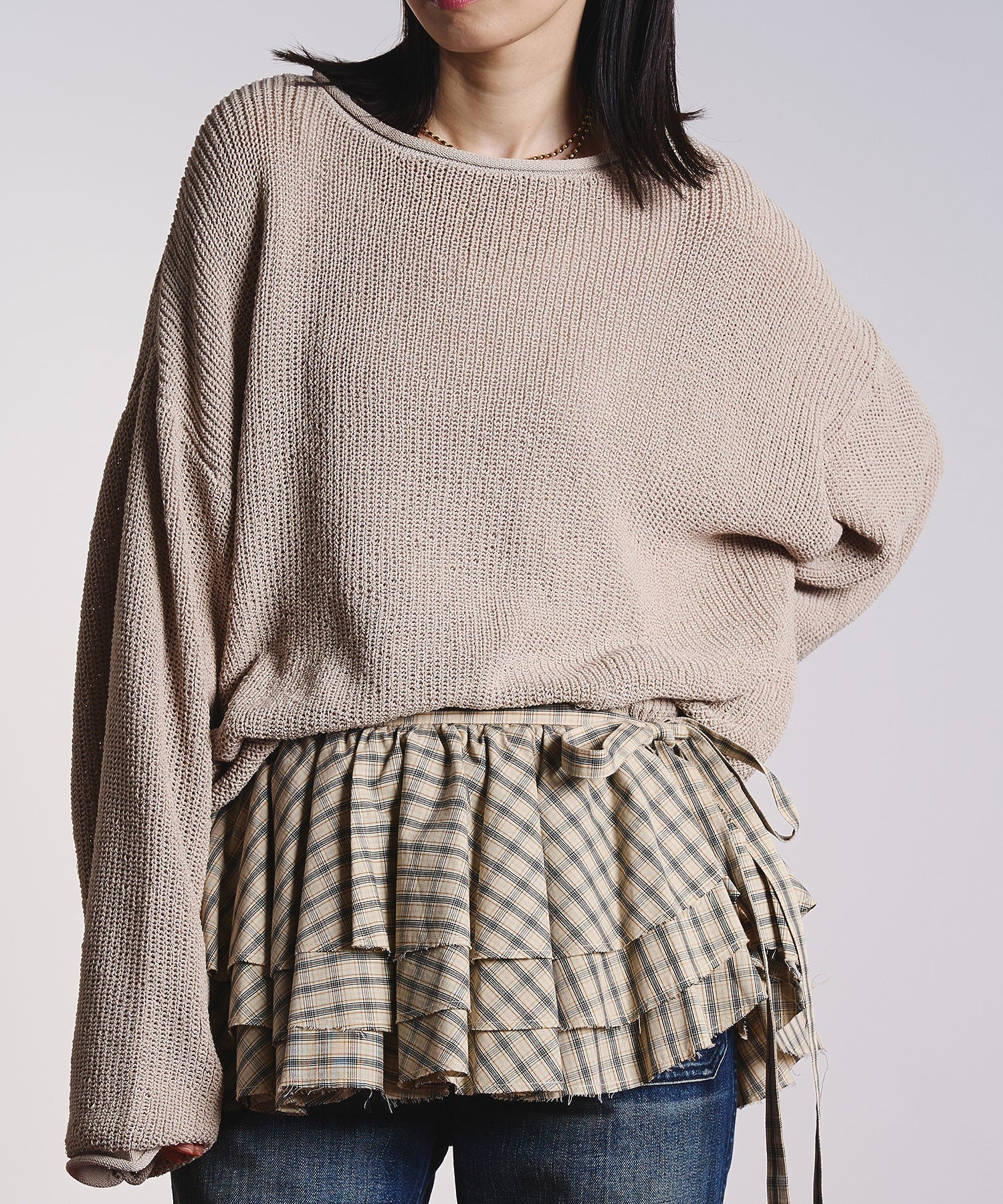 SHEER KNIT PULLOVER