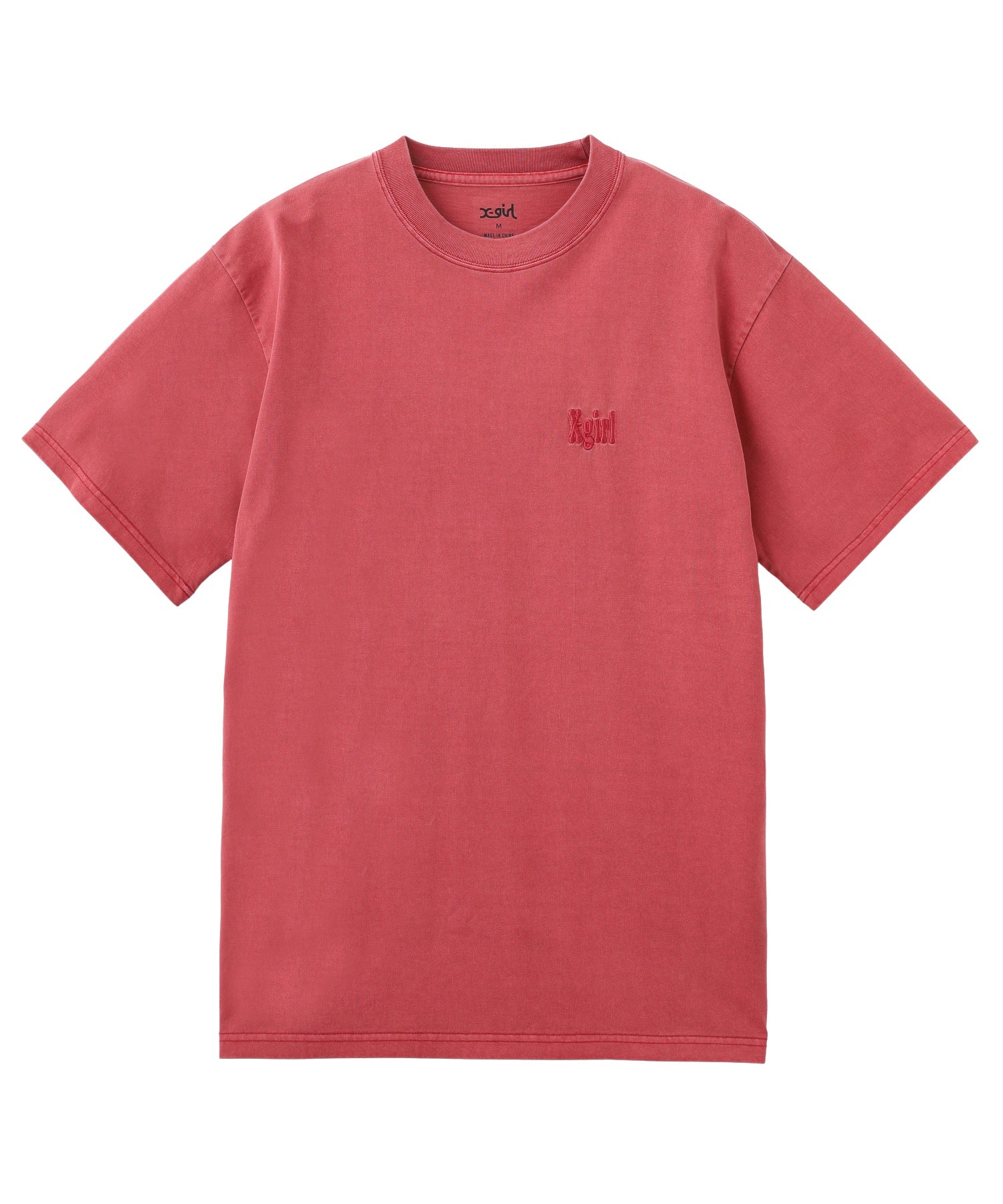 PIGMENT DYED HEART AND LOGO S/S TEE