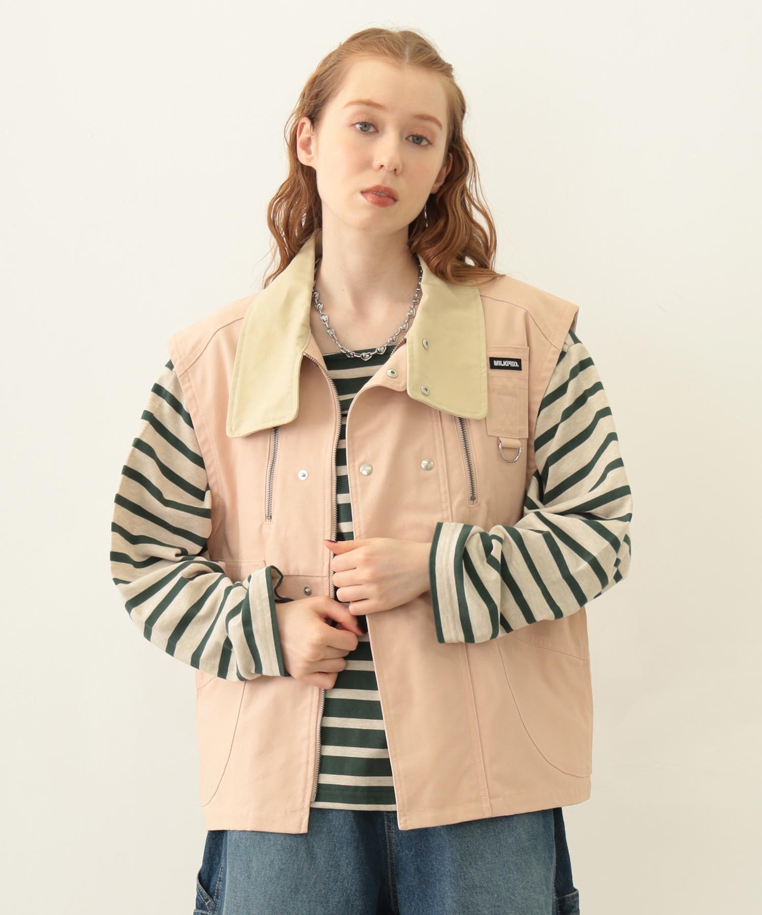 ※画像の商品はサンプルとなります。実際の商品は左胸部分のDカンサイズが画像よりも小さく変更になります。