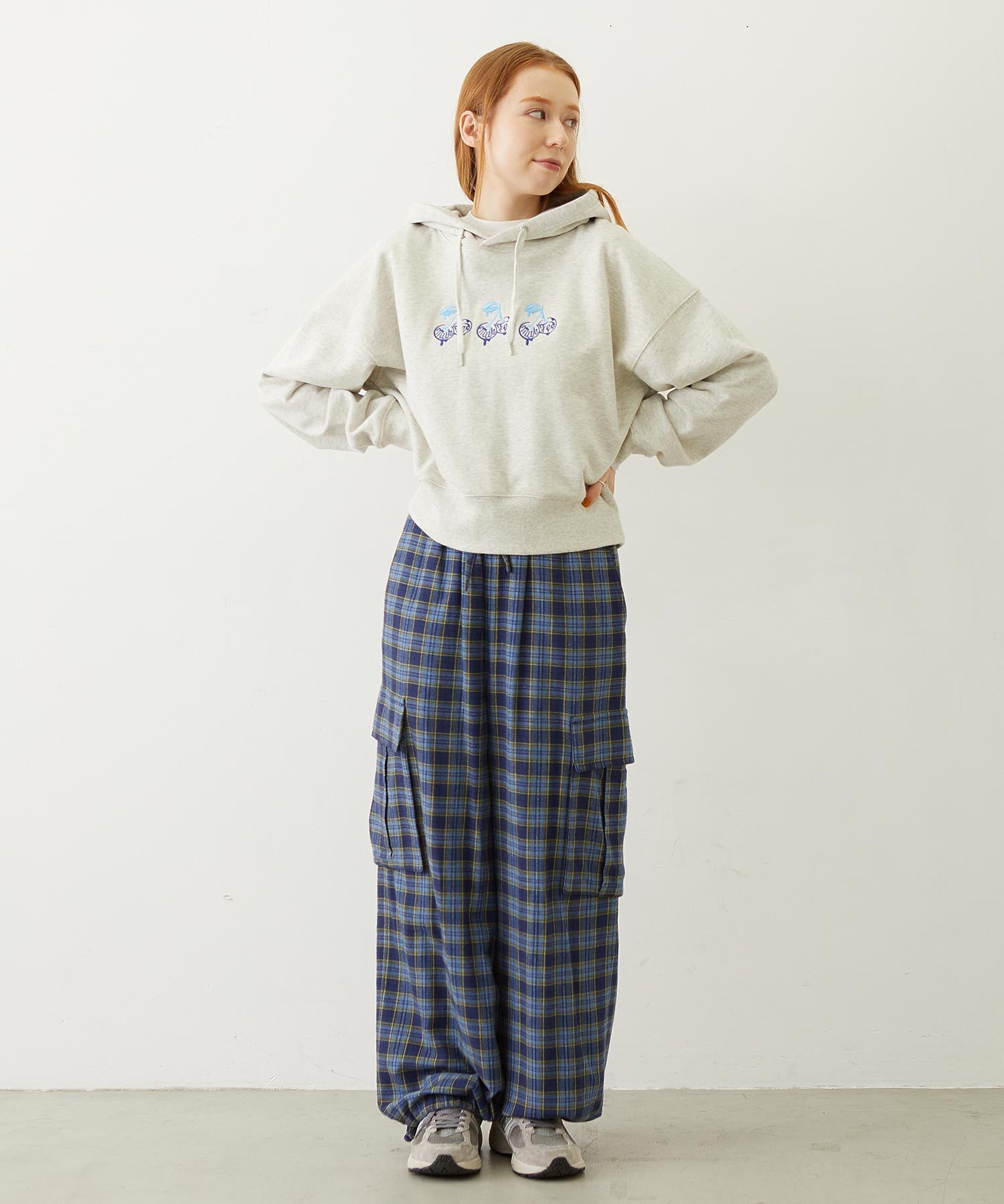 CHECKED CARGO PANTS