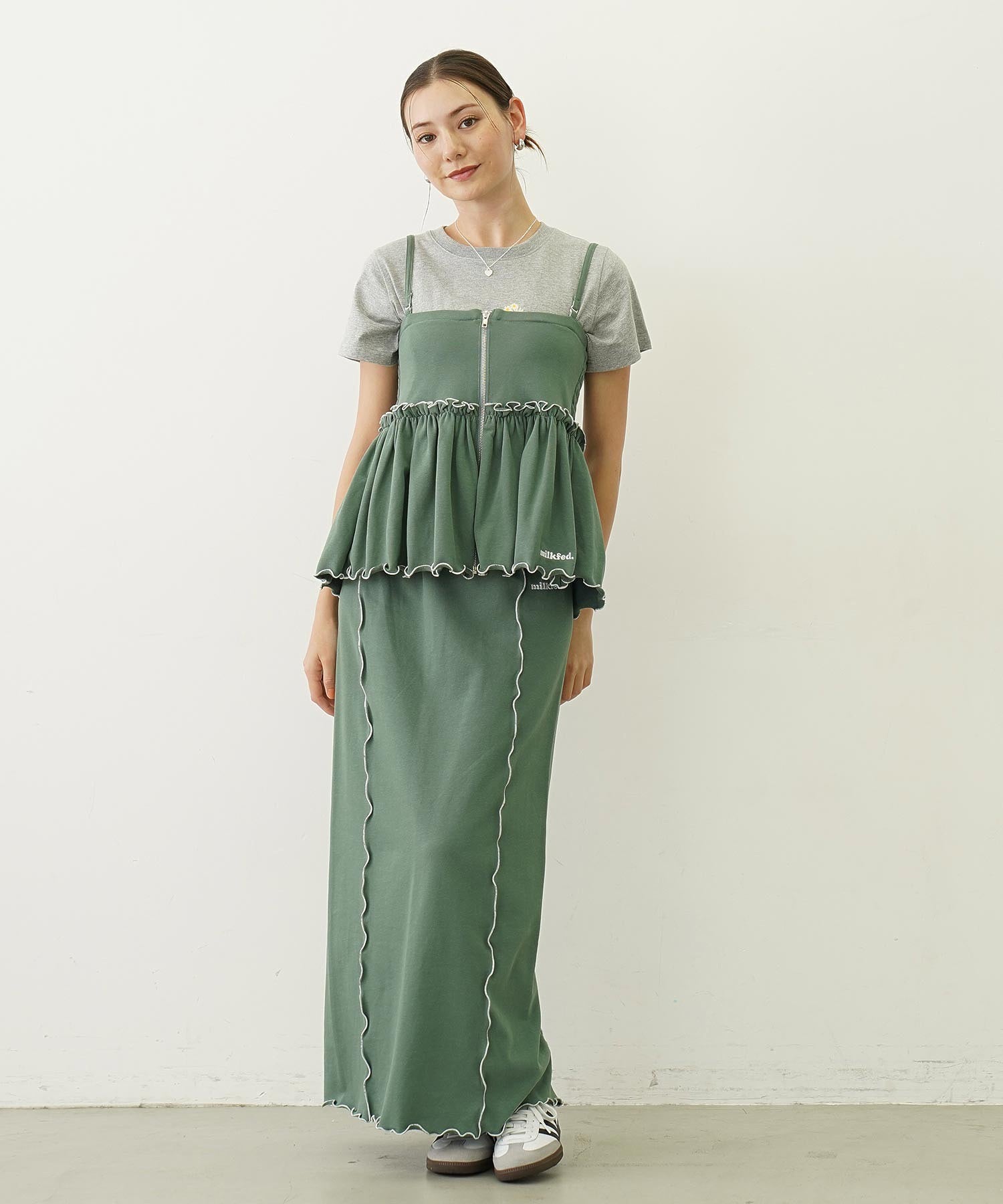 LETTUCE EDGE SWEAT SKIRT