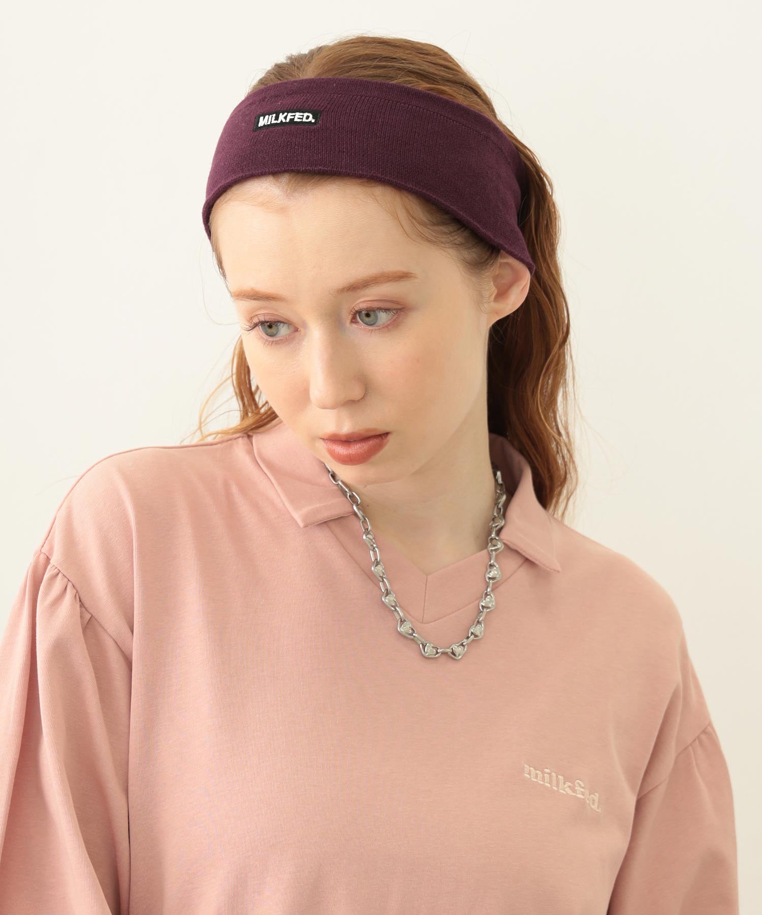 LOGO KNIT HAIR BAND