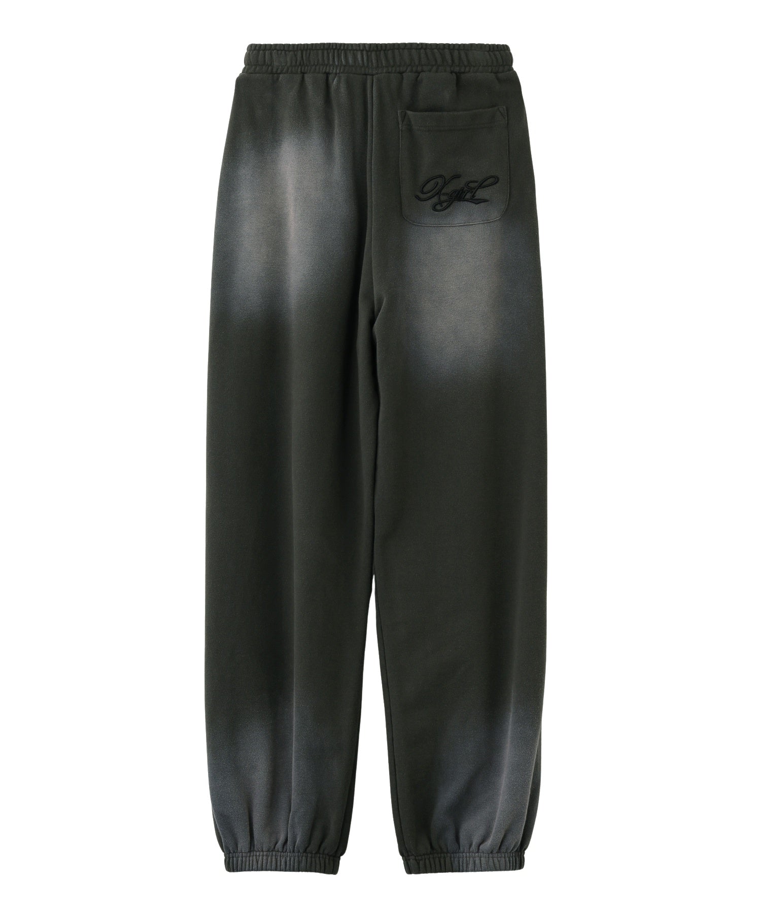 SPRAY PRINT BALLOON SWEAT PANTS