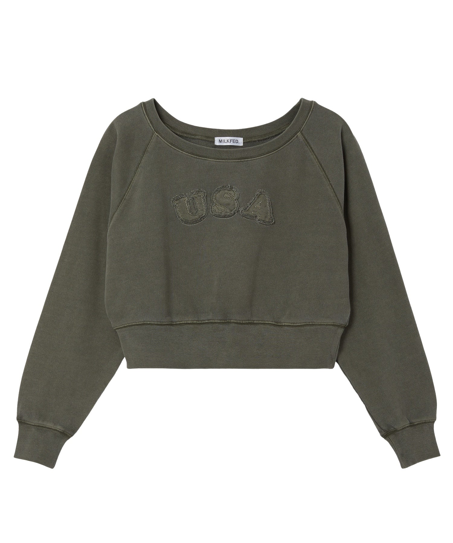 WASHED OFF SHOULDER TOP