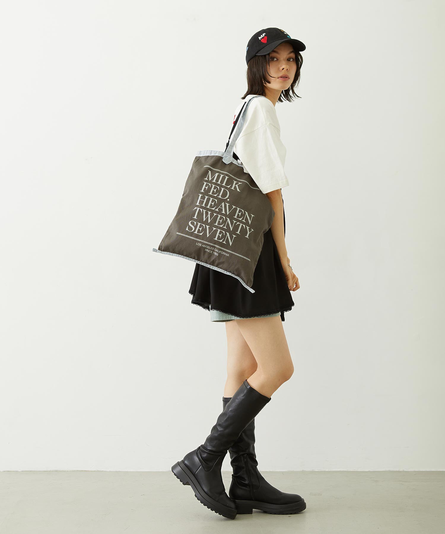 PIPING LOGO TOTE BAG