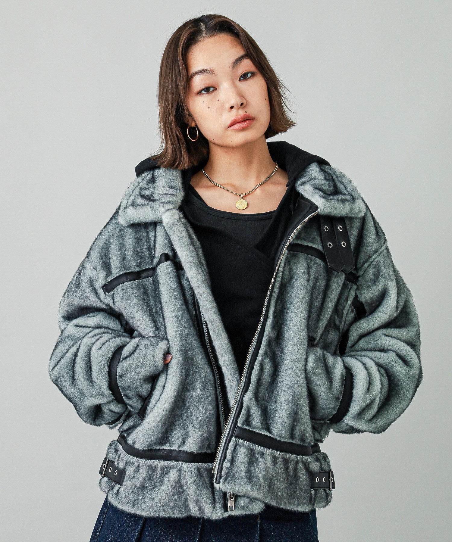 B3 FAUX FUR JACKET