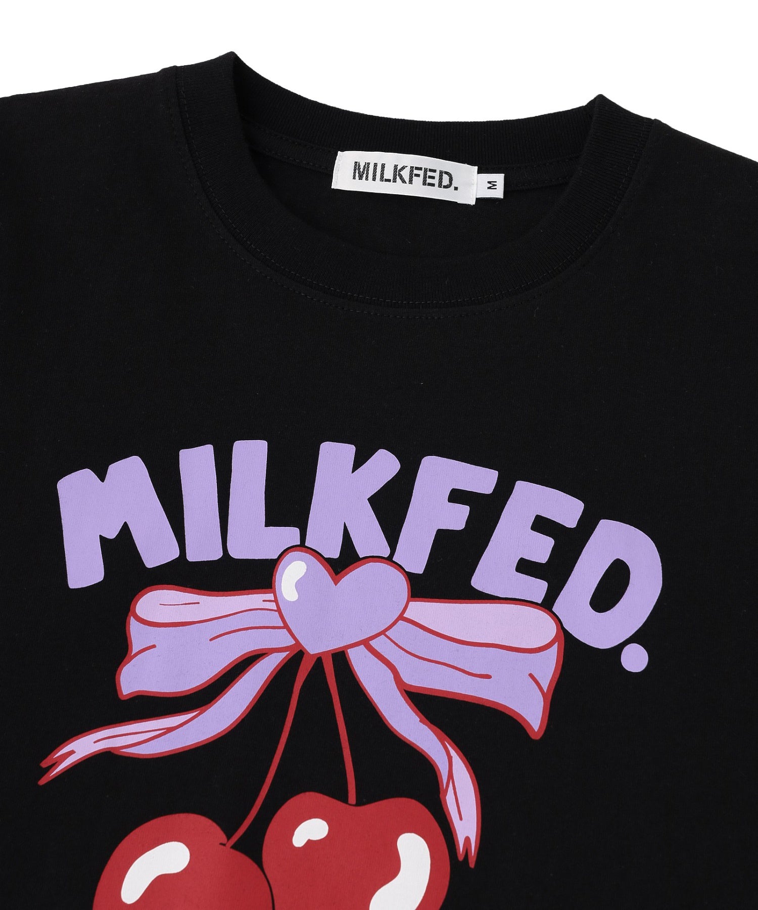 CHERRY RIBBON WIDE S/S TEE