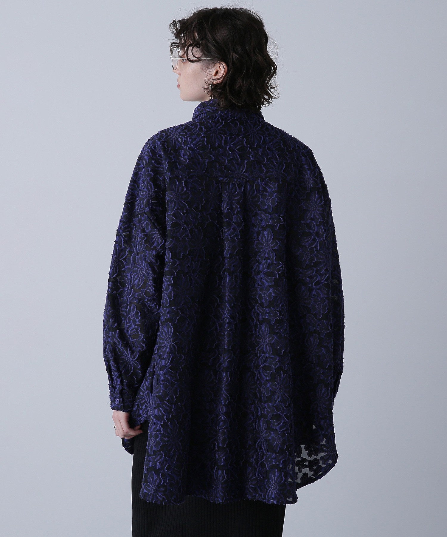 GENE HEAVENS/フラワーシアードビー ワークポケットビッグシャツ