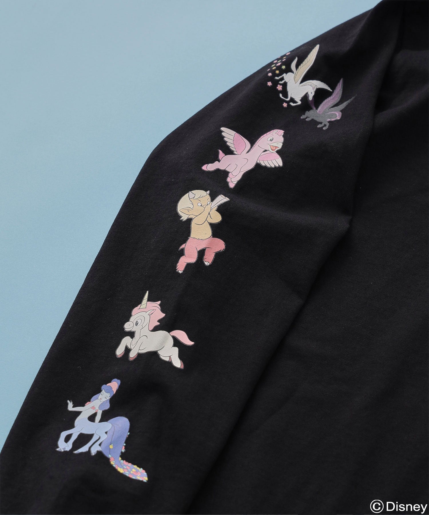 DISNEY『FANTASIA』/SLEEVE PRINT L/S TEE