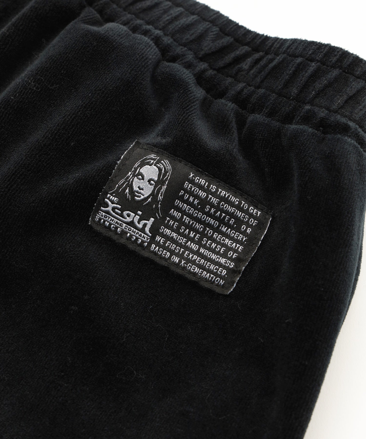 FADED VELOUR LOOSE FIT PANTS