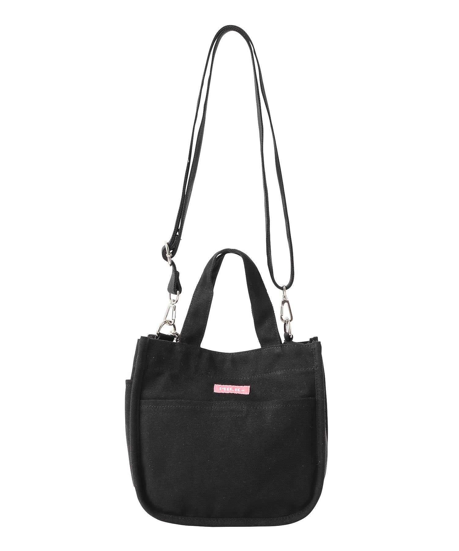 EMBROIDERED BAR MINI SHOULDER BAG W/STRAP MILKFED.