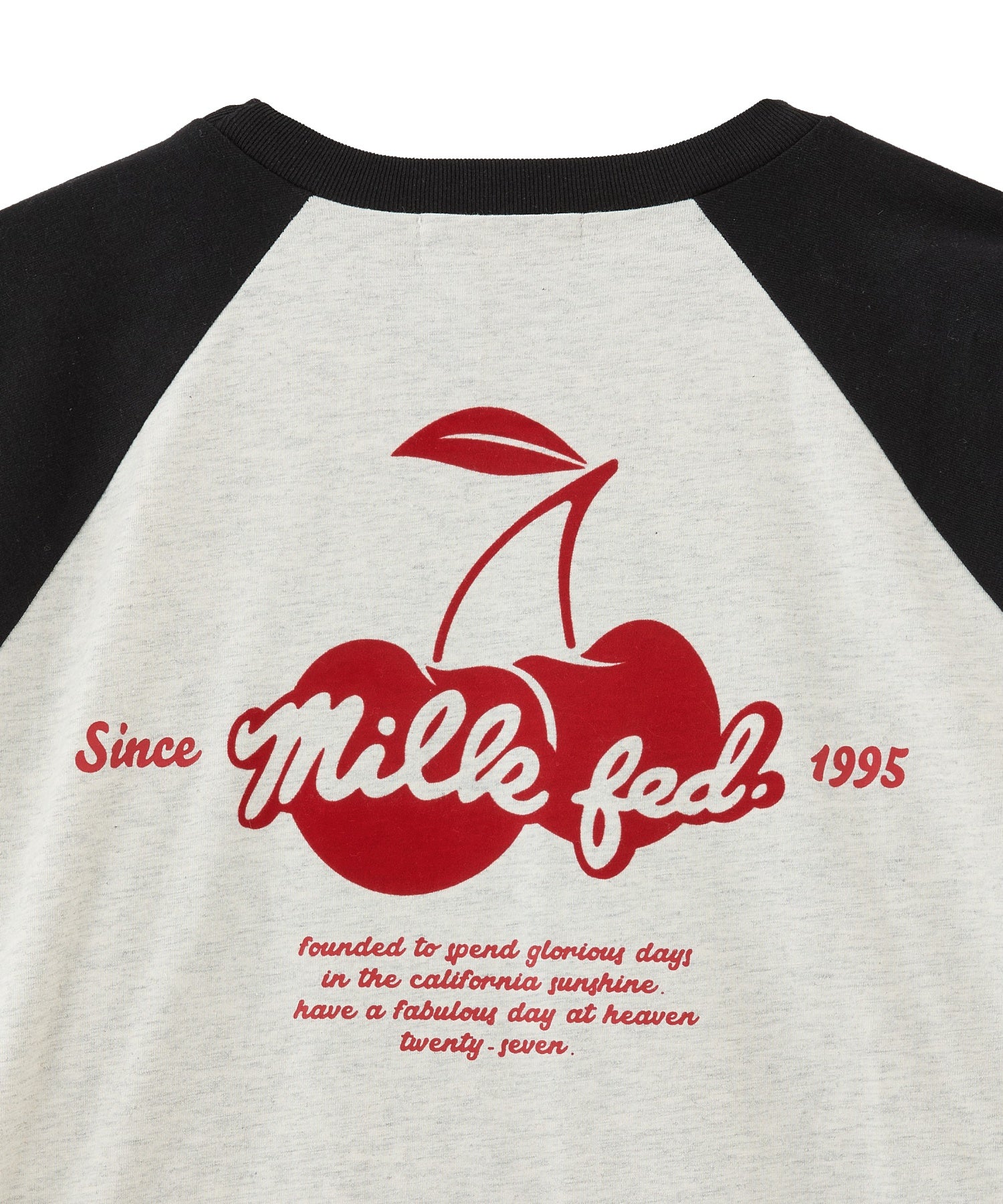 CHERRY FLOCK PRINT B/B TEE