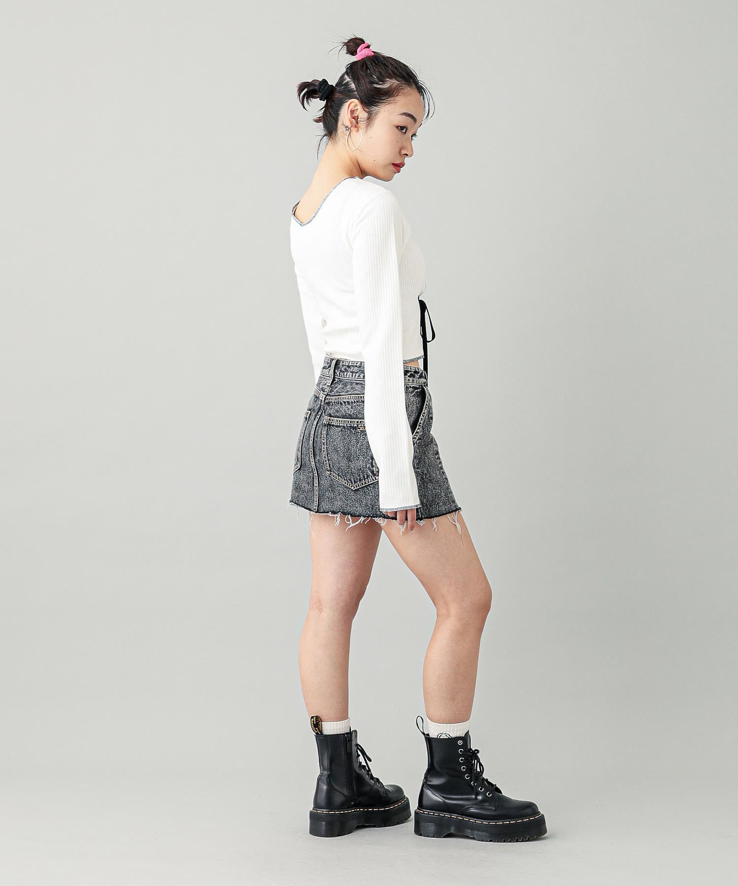 2WAY LACE UP TOP