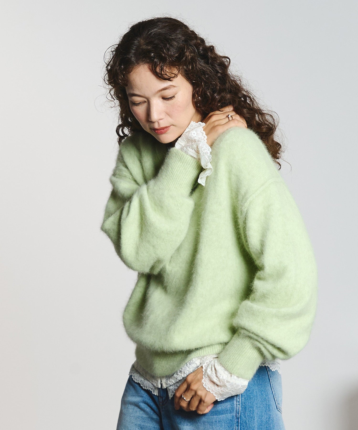 CREOLME/LACE L/S TOP