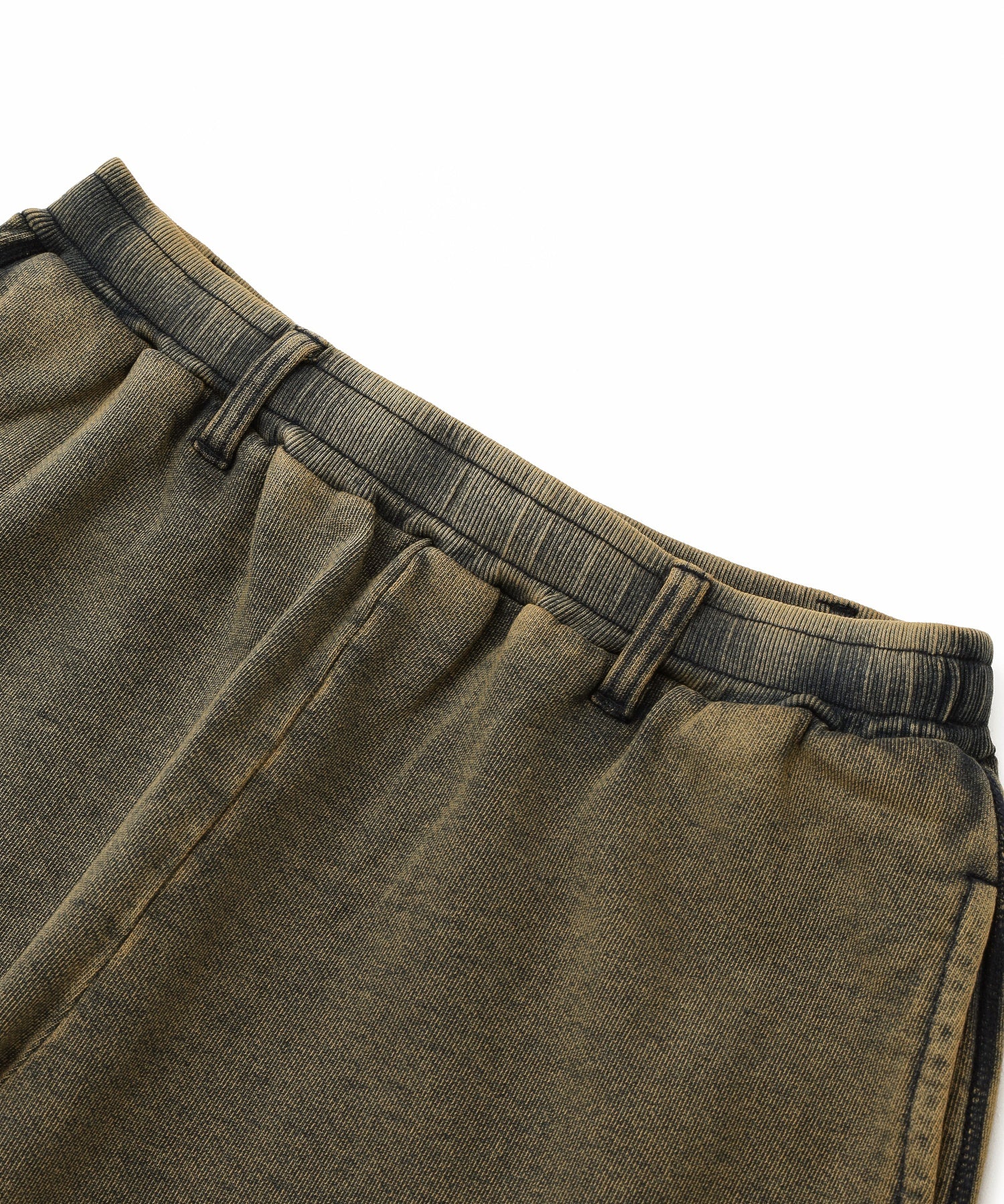 OVERDYED NUMBER PATCH CARGO SWEATPANTS