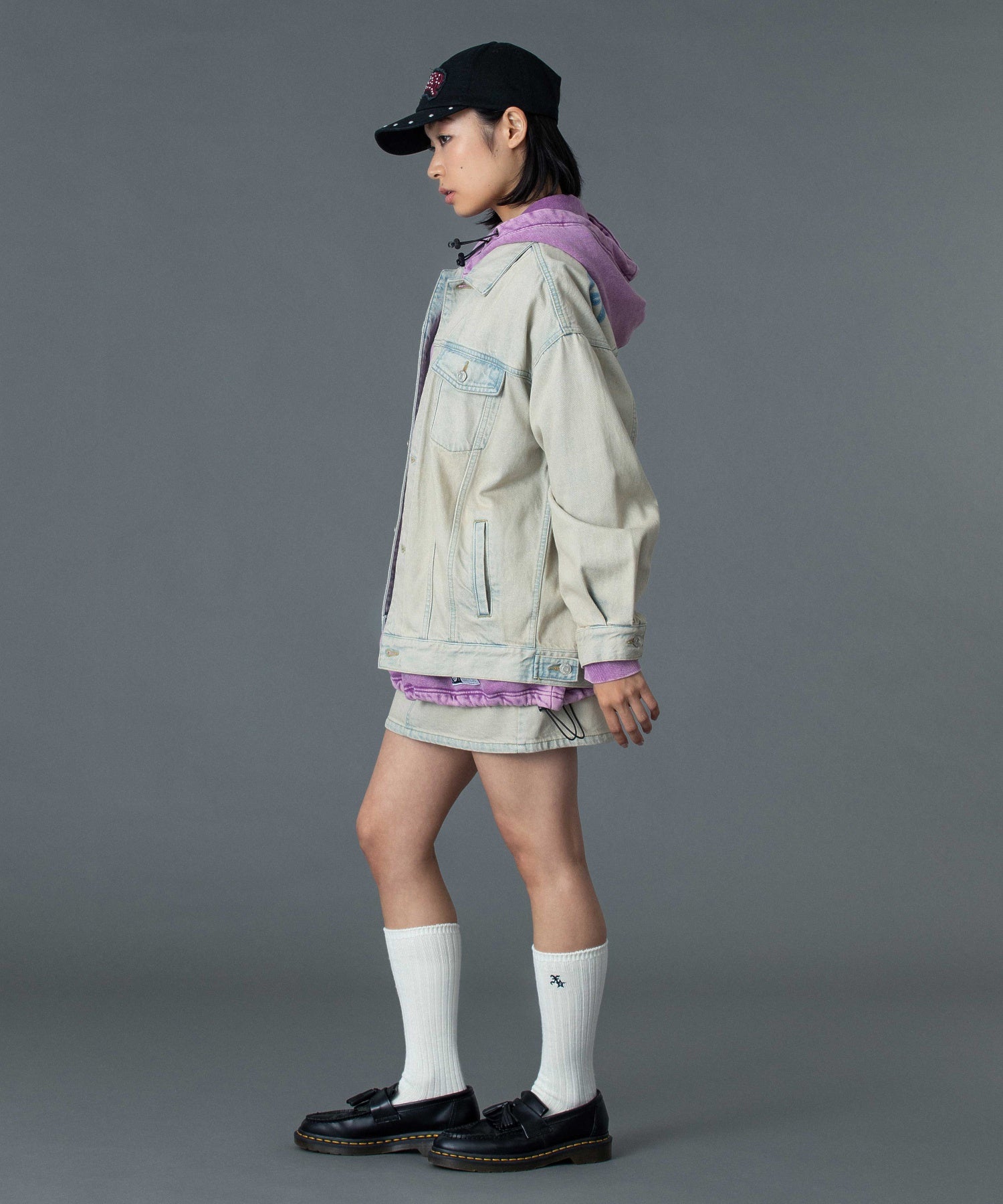 STUDDED LOGO PATCH 6PANEL CAP