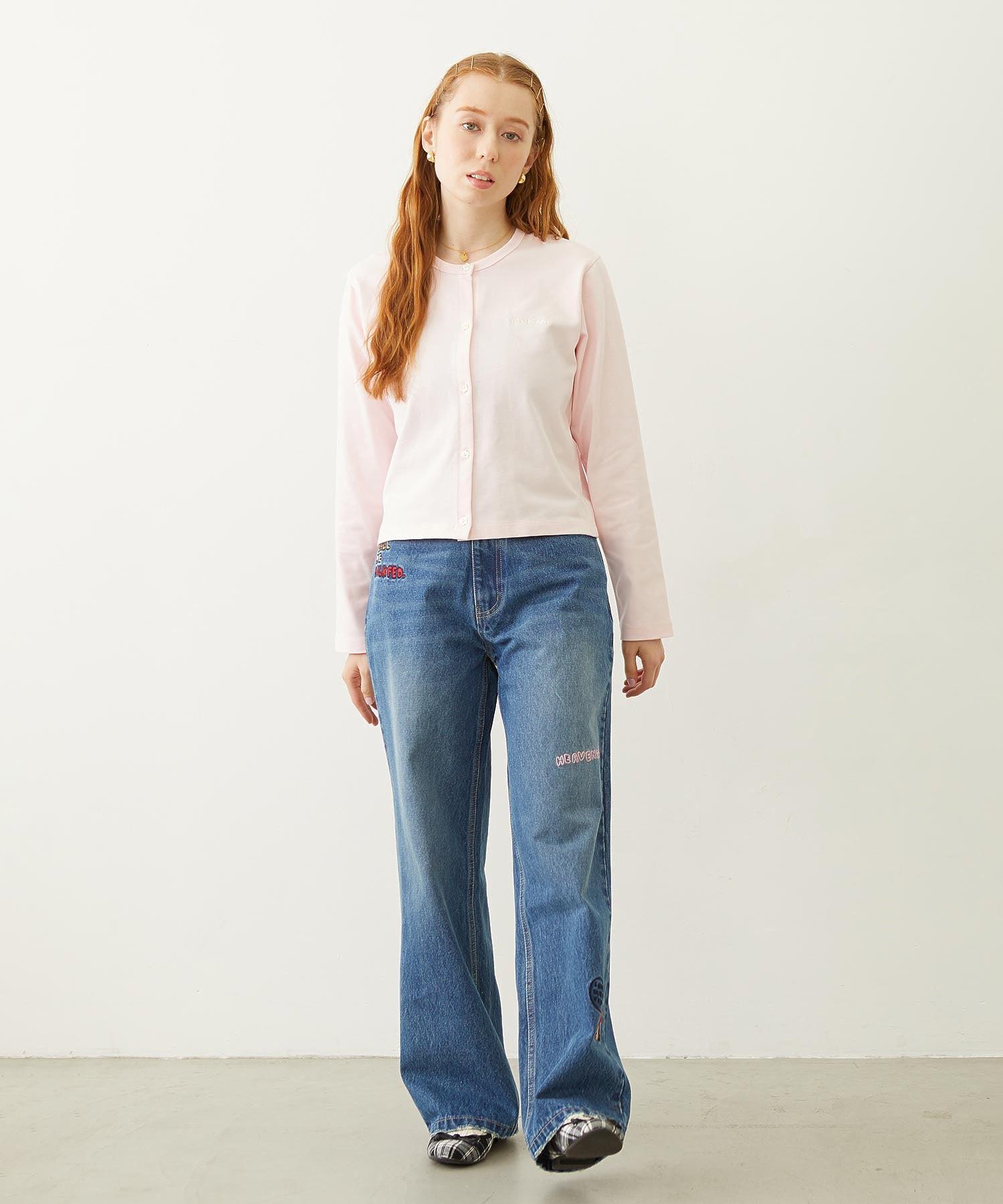 FLOWER ELBOW CARDIGAN