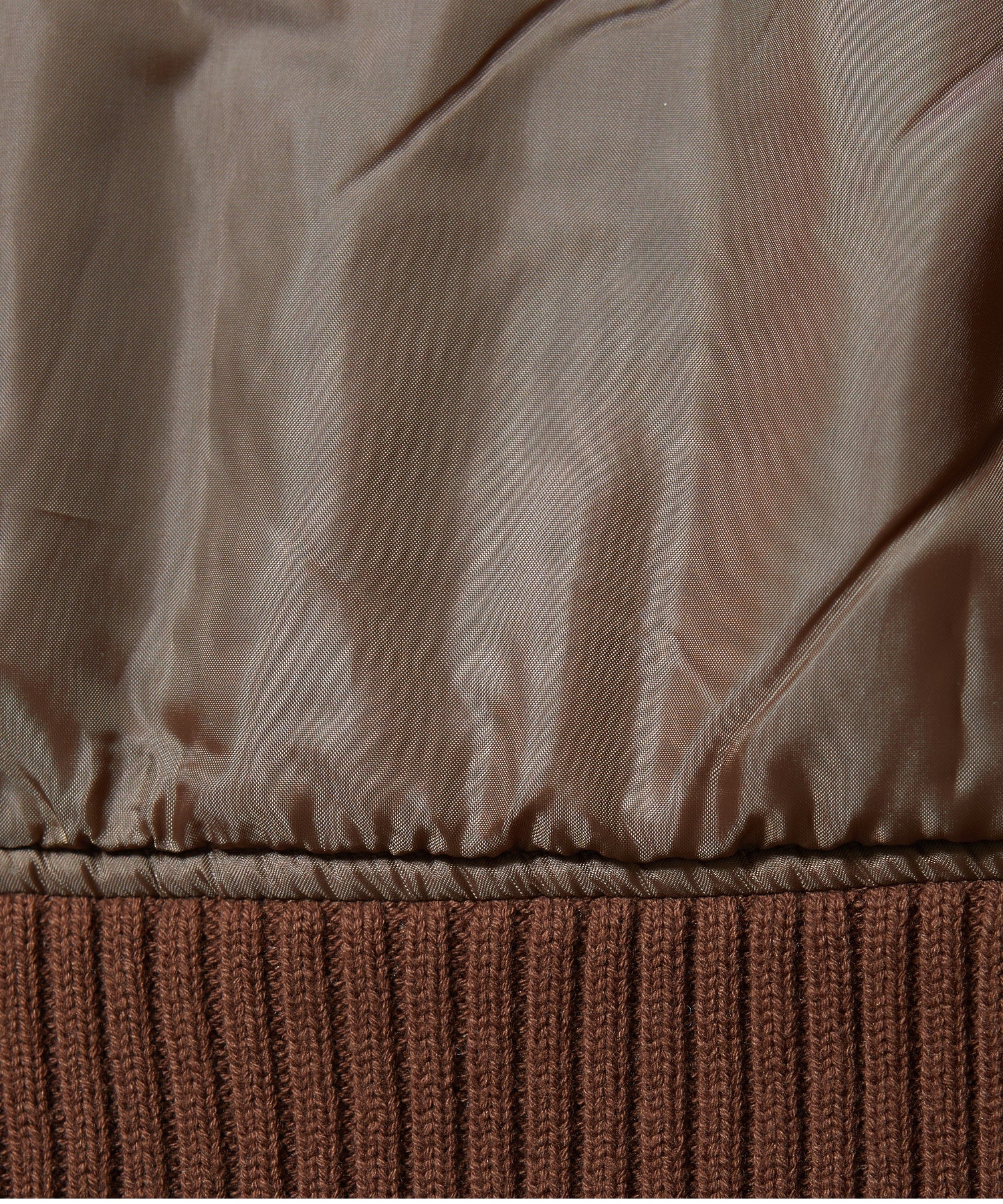 RIBBED SLEEVE WOVEN JACKET