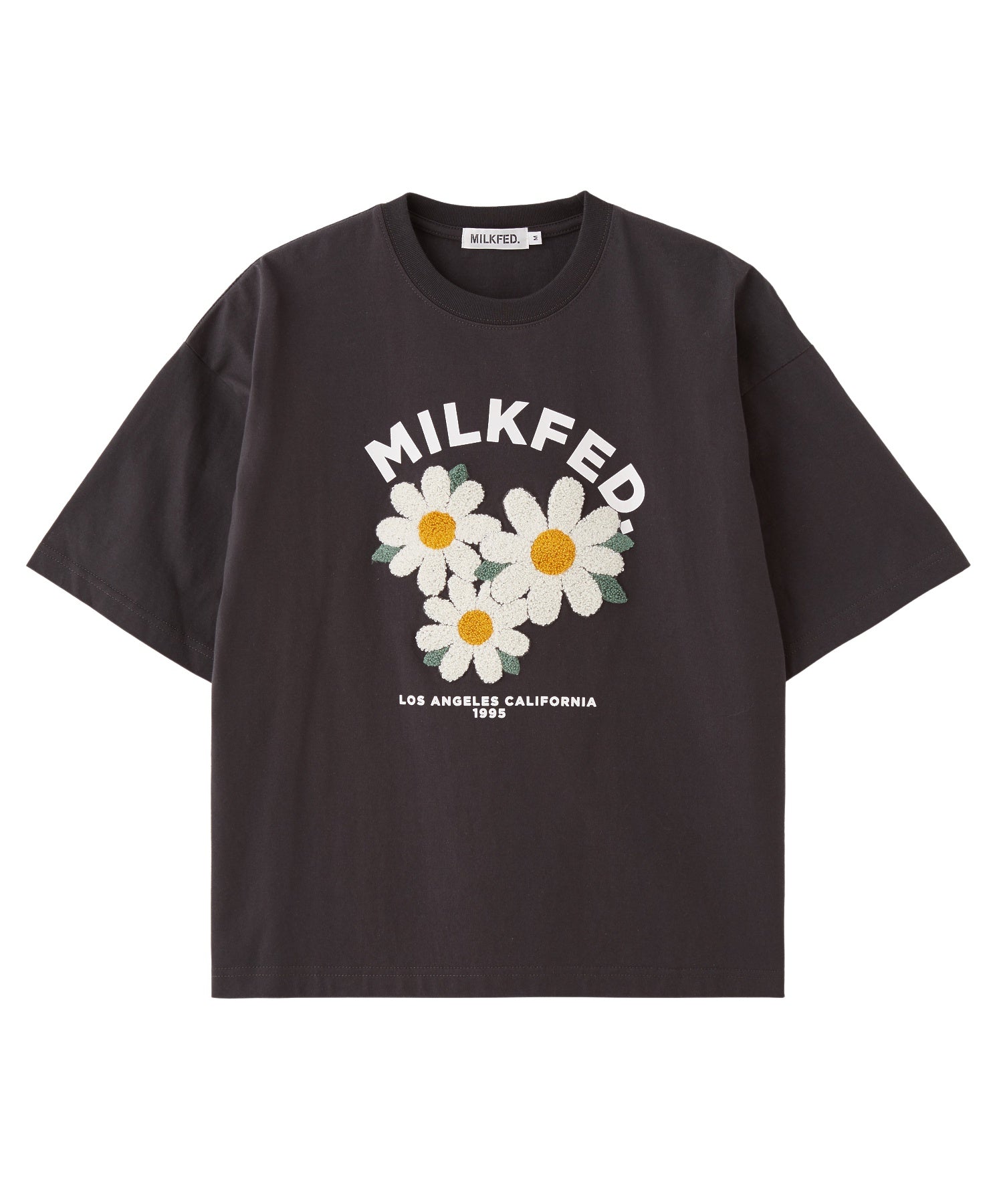 FLOWER SAGARA EMBROIDERY WIDE S/S TEE
