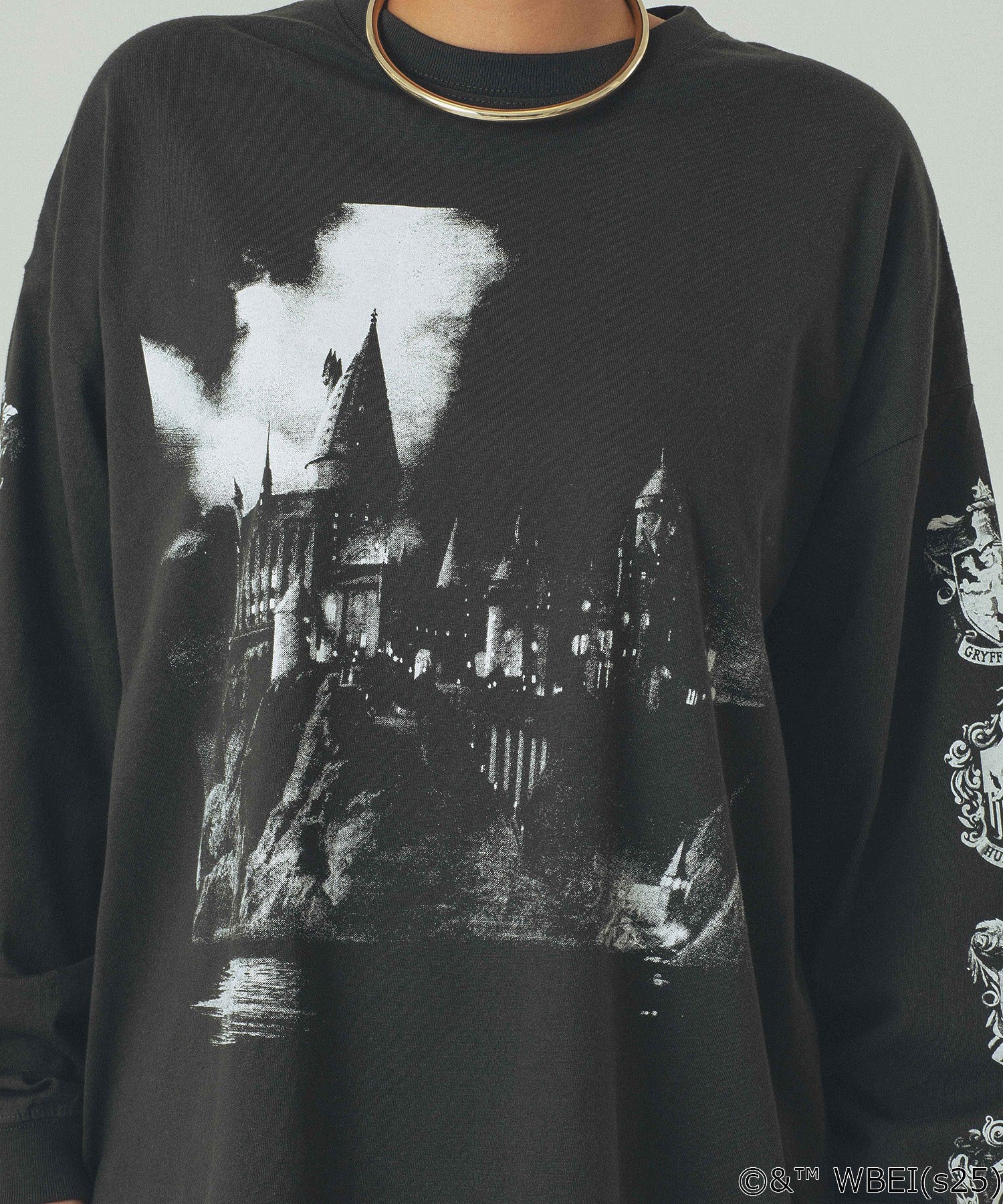 【Sサイズのみ期間限定受注生産】COLSUN/HOGWARTS SCHOOL L/S TEE