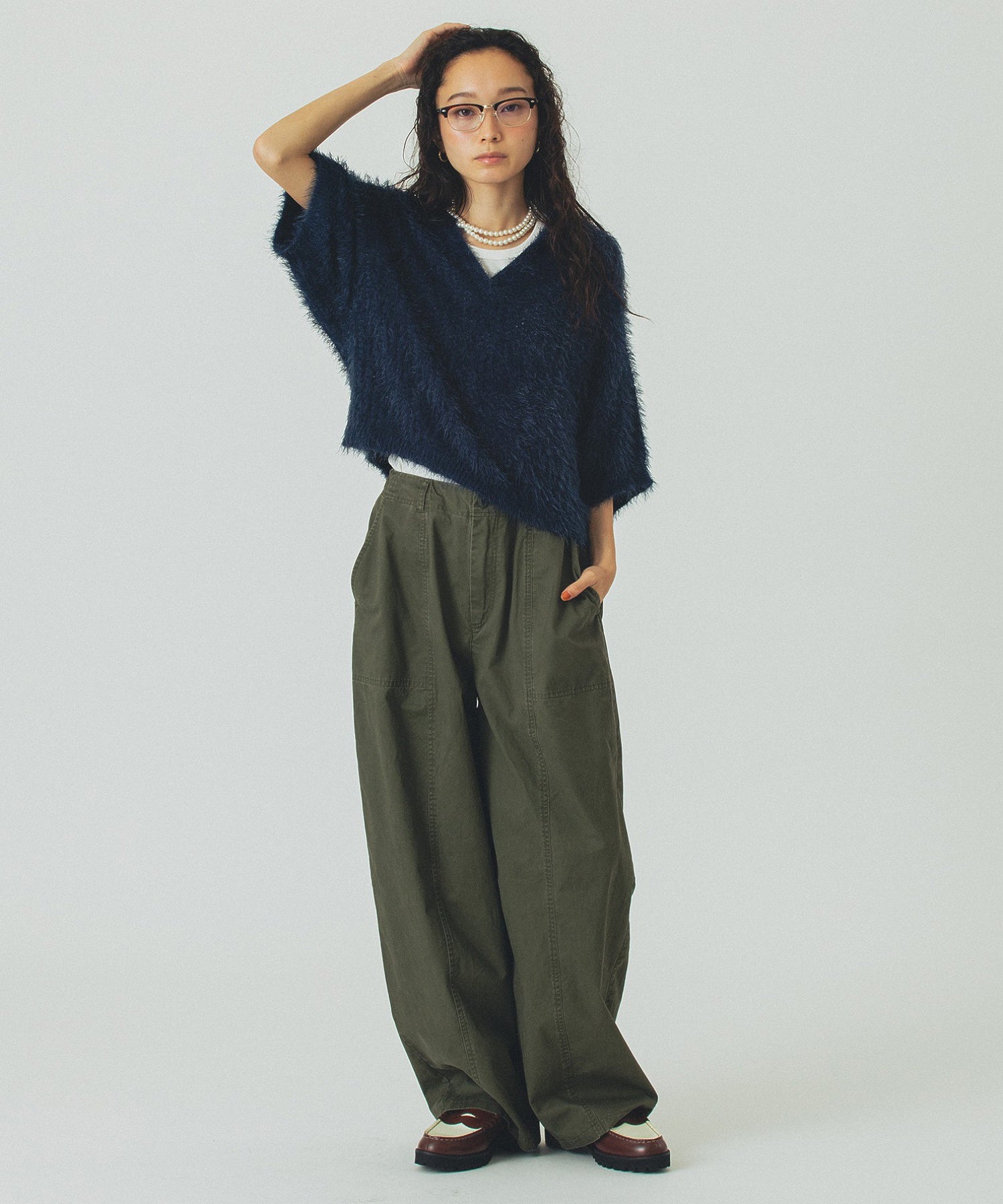 model:161cm 着用サイズ:S