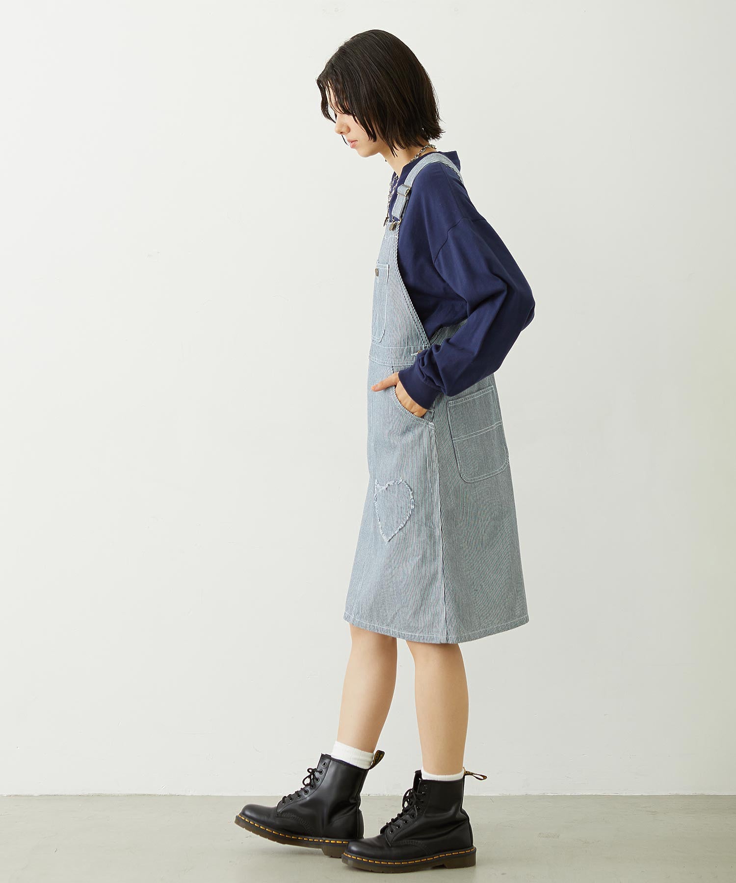 PATCH SALOPETTE SKIRT