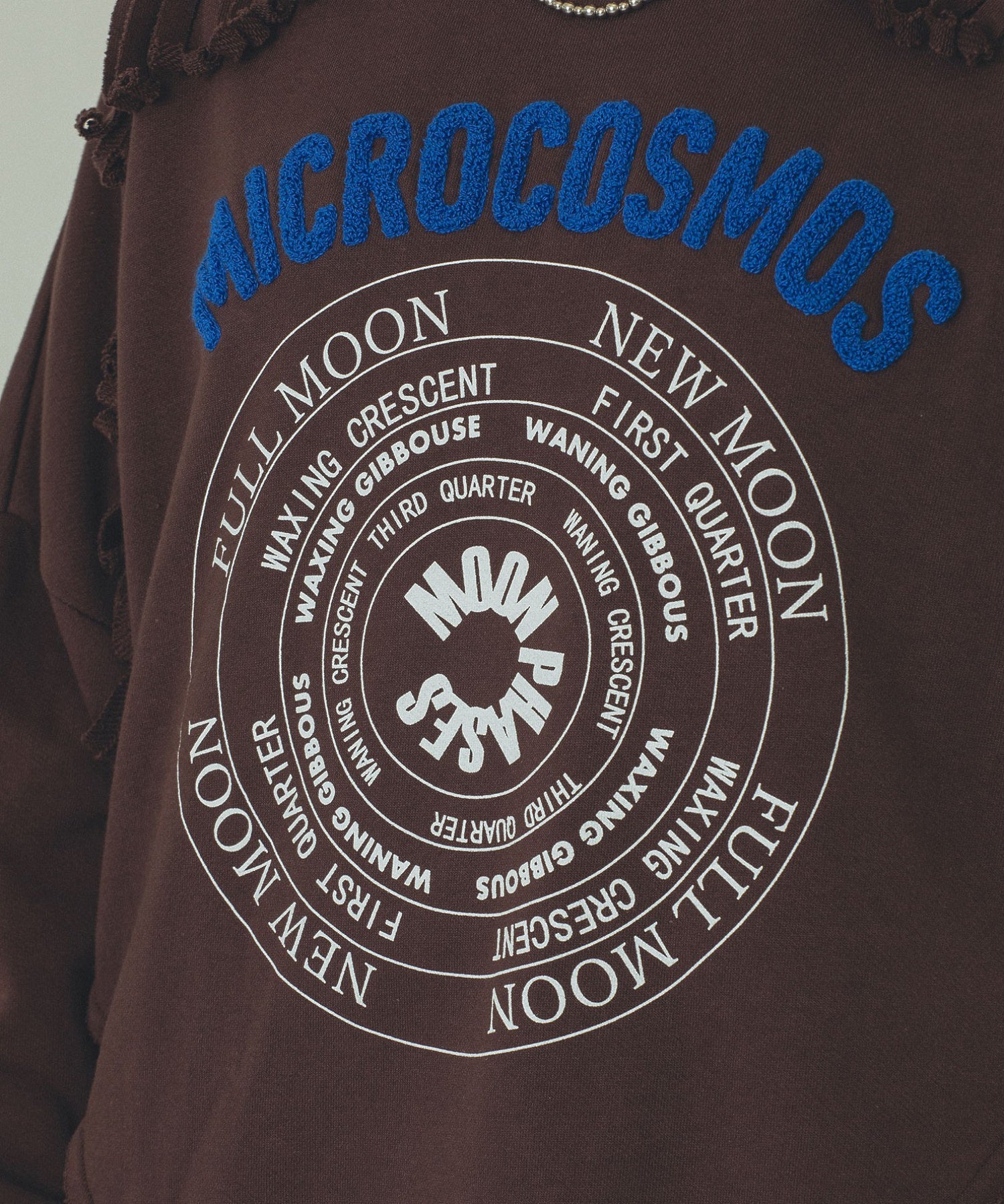 GENE HEAVENS/EMBROIDERY PRINT FRINGE SWEAT