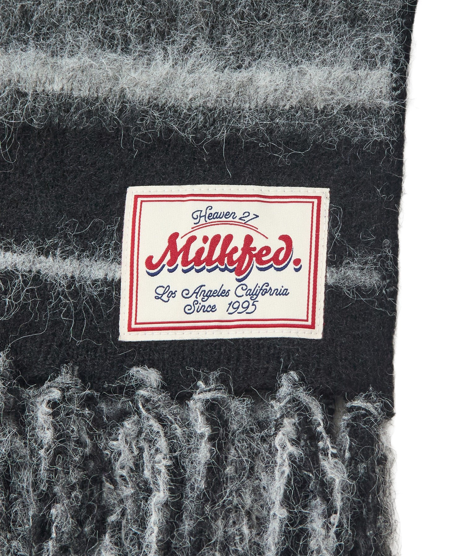 STRIPED FRINGE STOLE