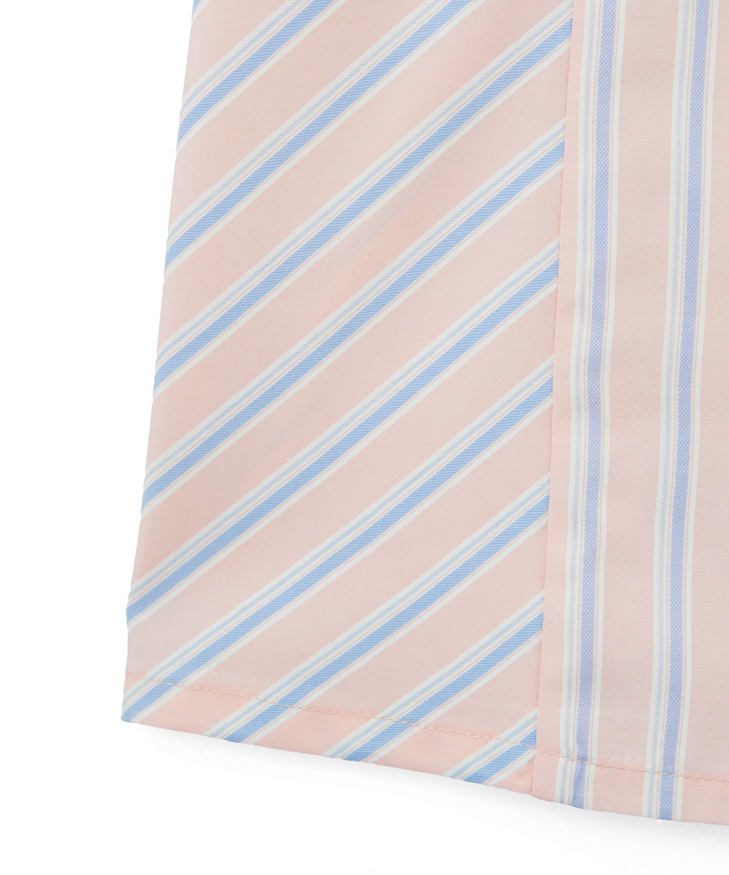 BIAS-CUT STRIPED CAMI DRESS