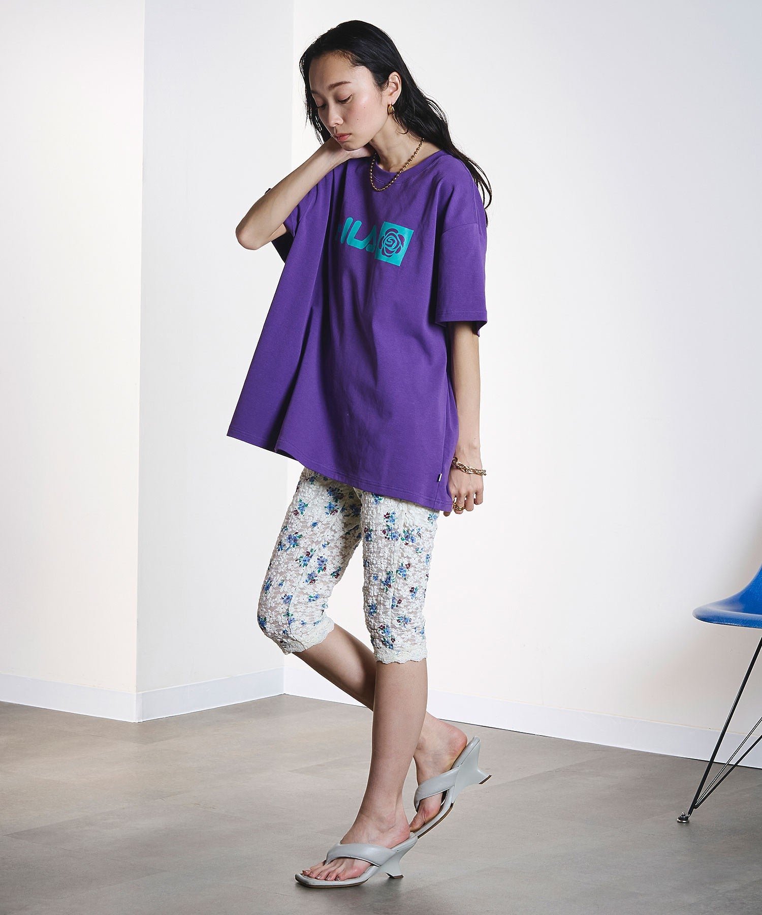 model:161cm 着用サイズ:L