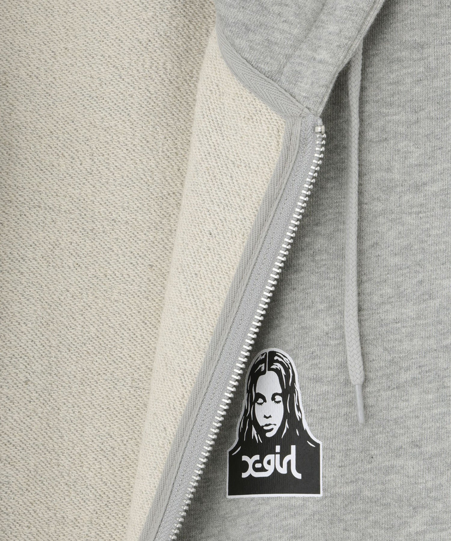 FACE AND WORDS ZIP UP SWEAT HOODIE