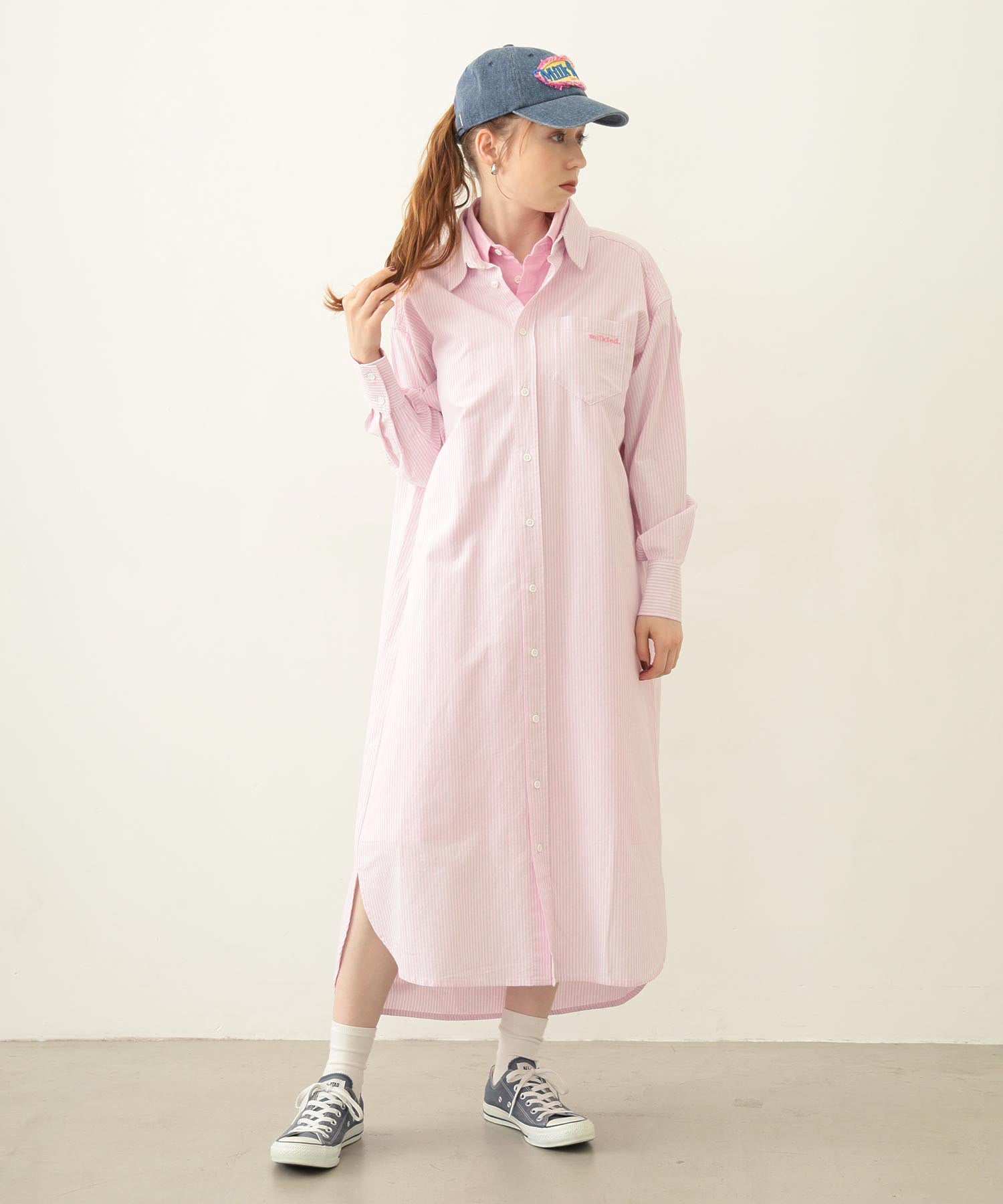 LAYERED SHIRTS DRESS