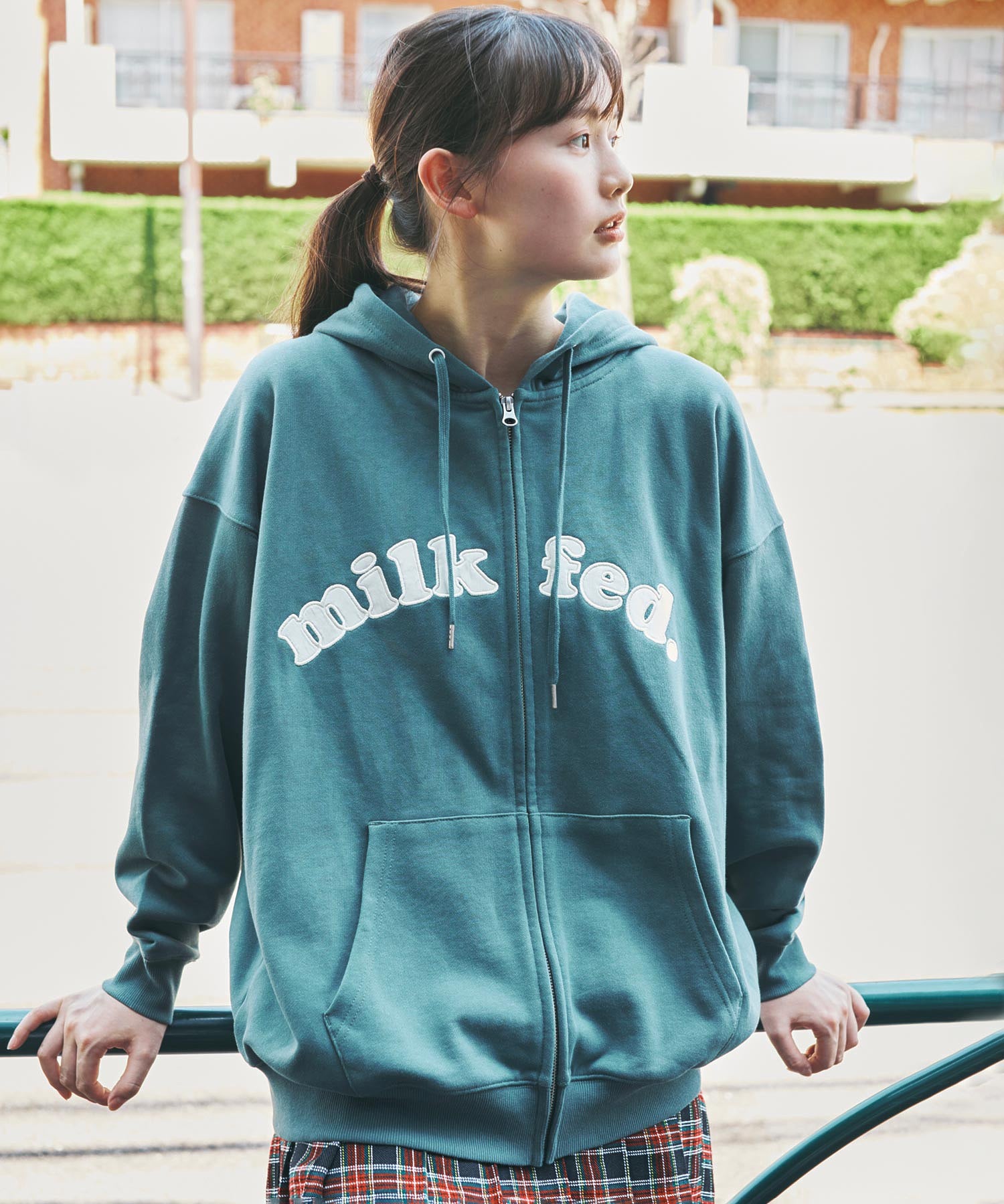 ARCH COOPER LOGO ZIP UP HOODIE