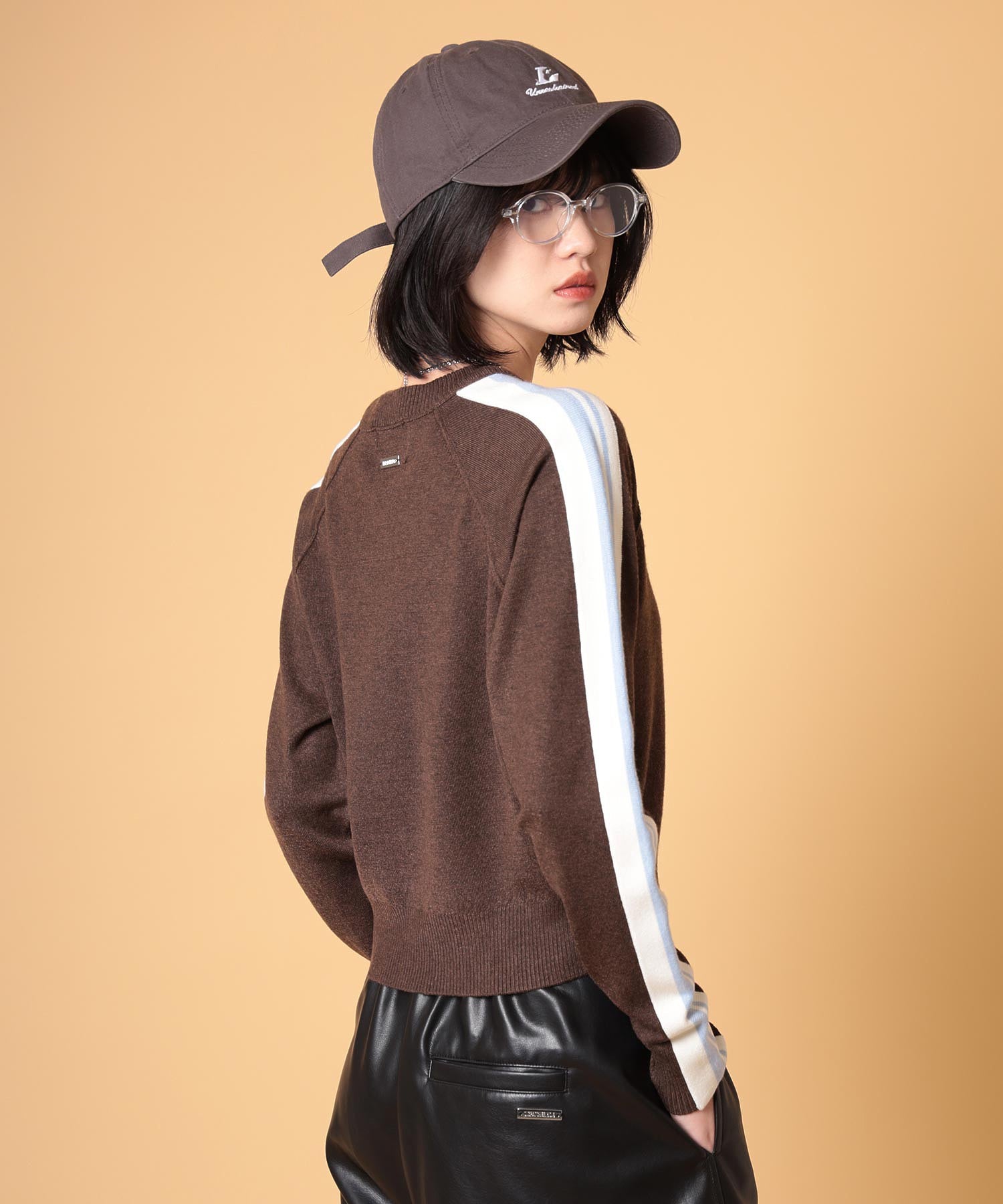 ラインニットプルオーバー