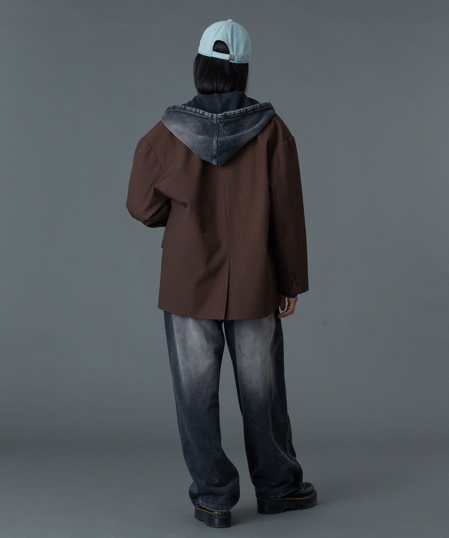 FACE LABEL WASHED SWEATPANTS