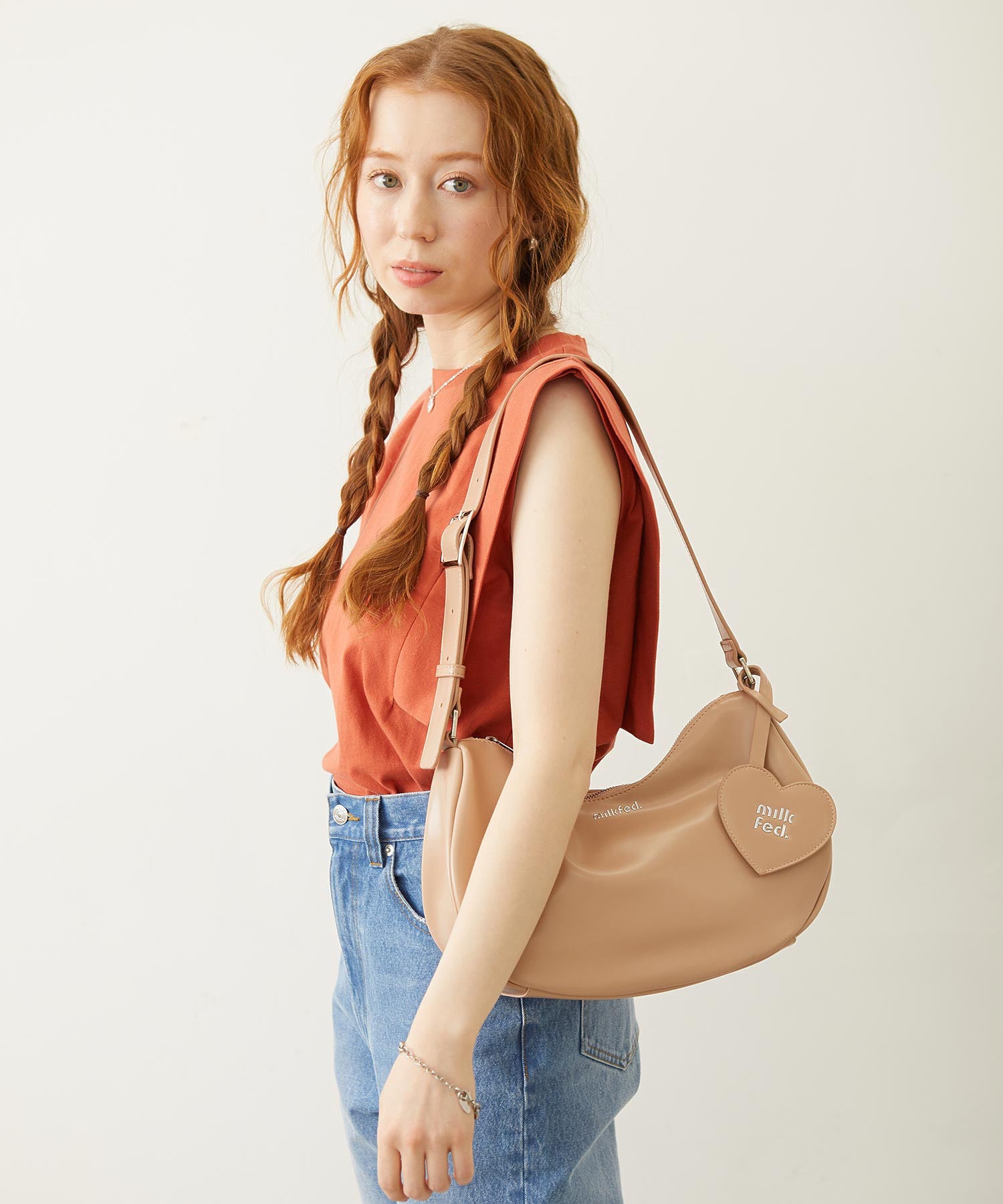 HEART MIRROR SHOULDER BAG