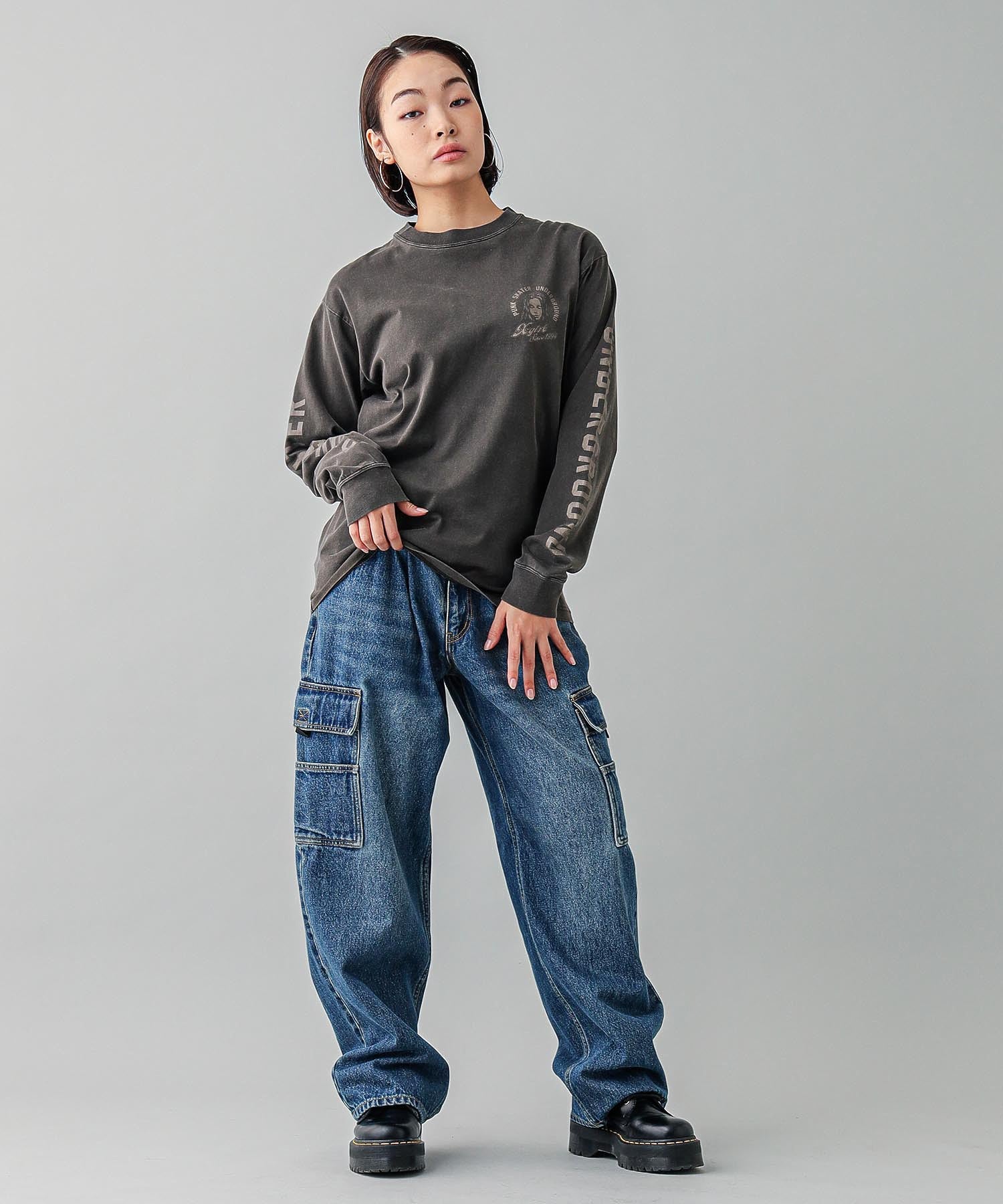 model　H:161cm 着用サイズ:M