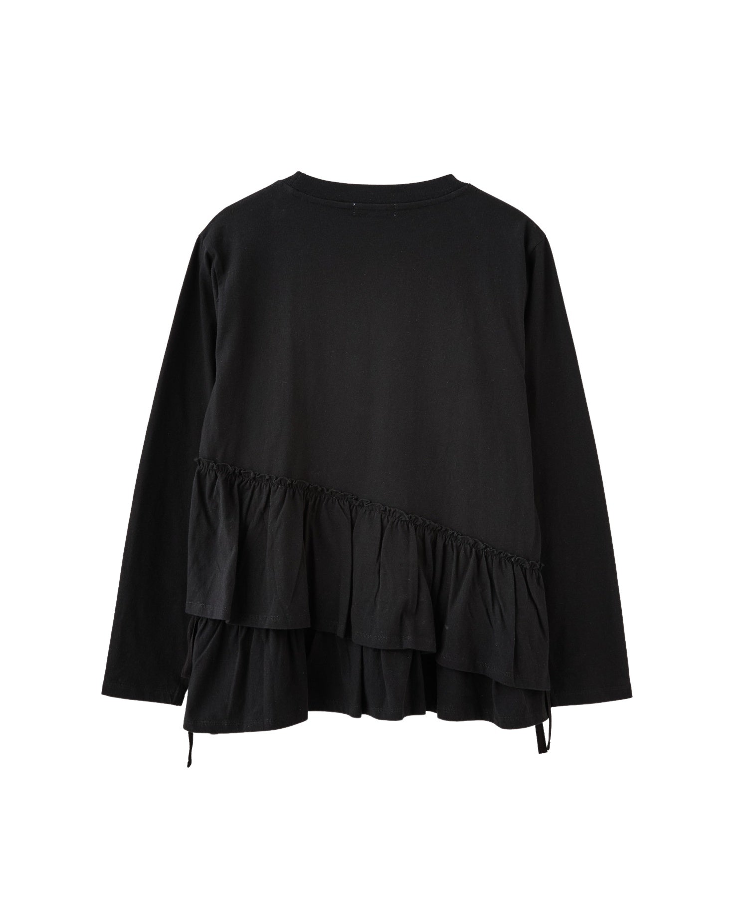 ASYMMETRIC FRILL TOP
