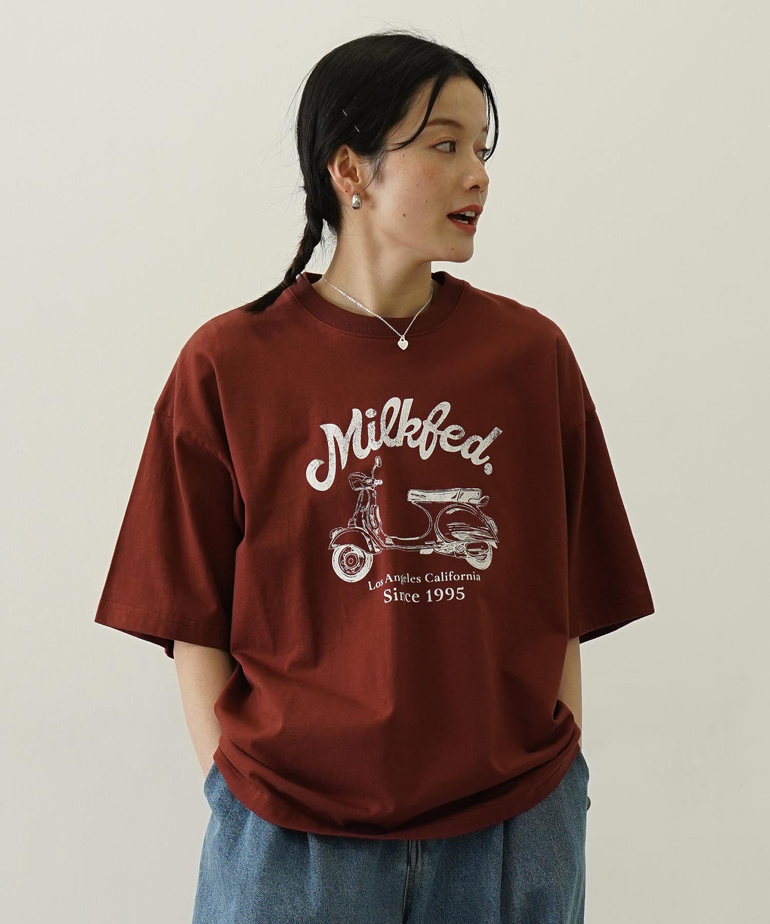 BIKE CRACK PRINT WIDE S/S TEE