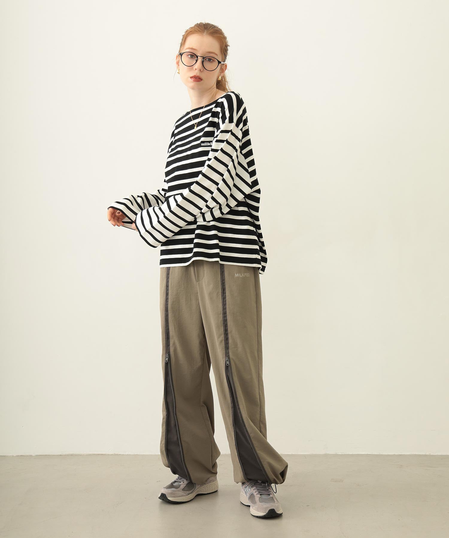 FRONT LINE ZIP UP PANTS