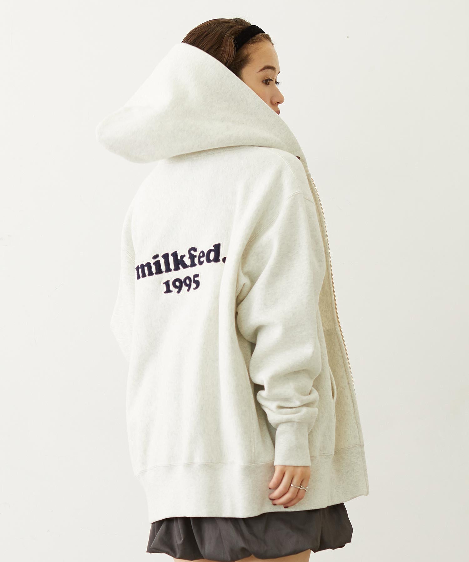 MILKFED.×CHAMPION SWEAT ZIP HOODIE