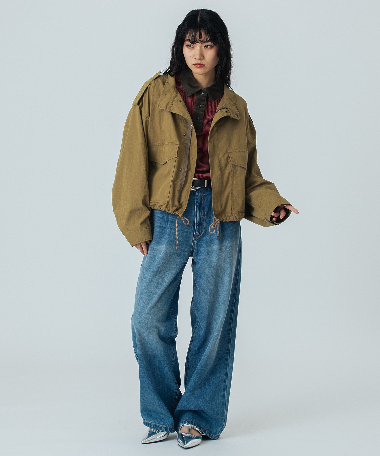 model:167cm 着用サイズ:M