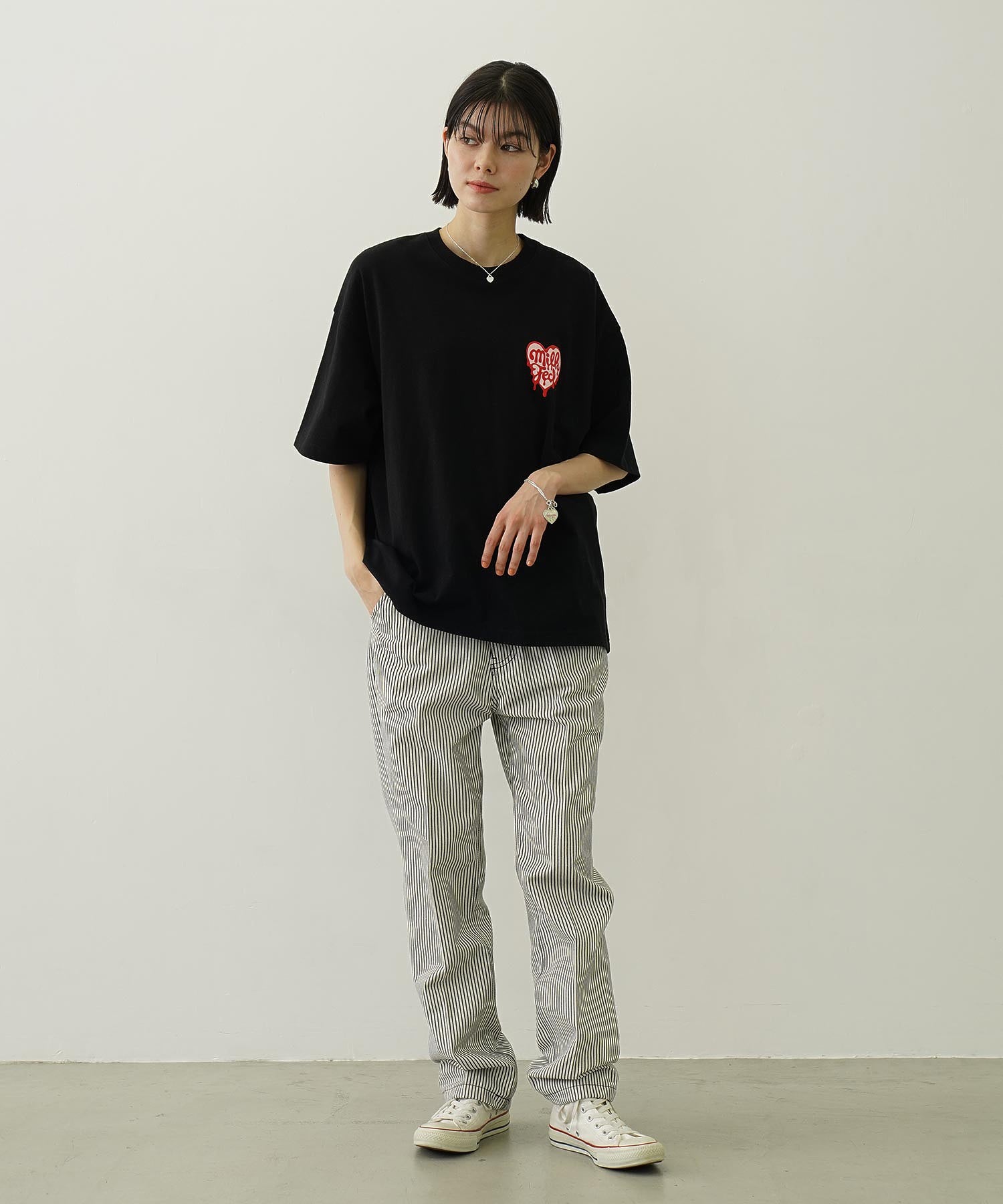 MELTY HEART FOAM PRINT WIDE S/S TEE