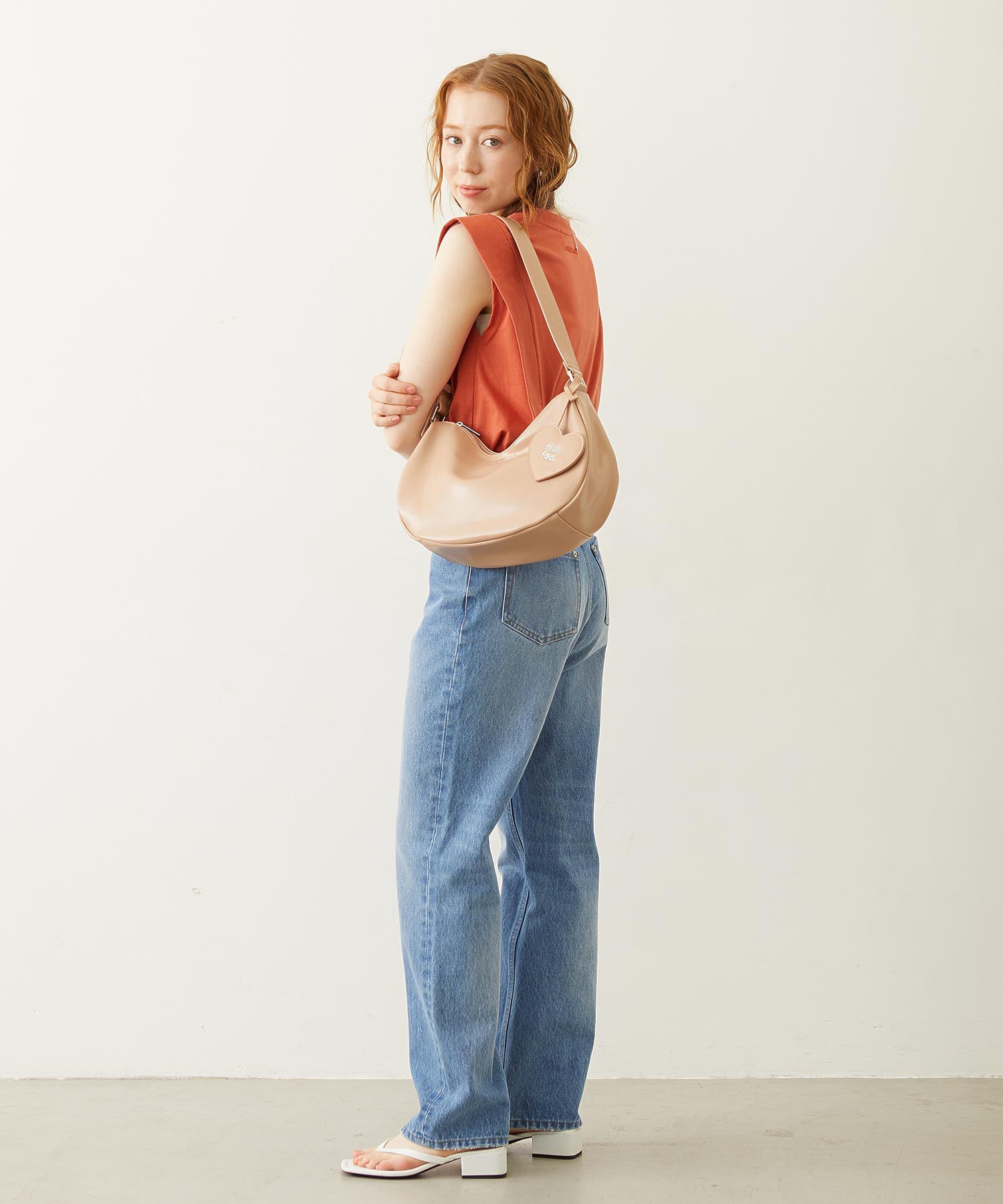 HEART MIRROR SHOULDER BAG