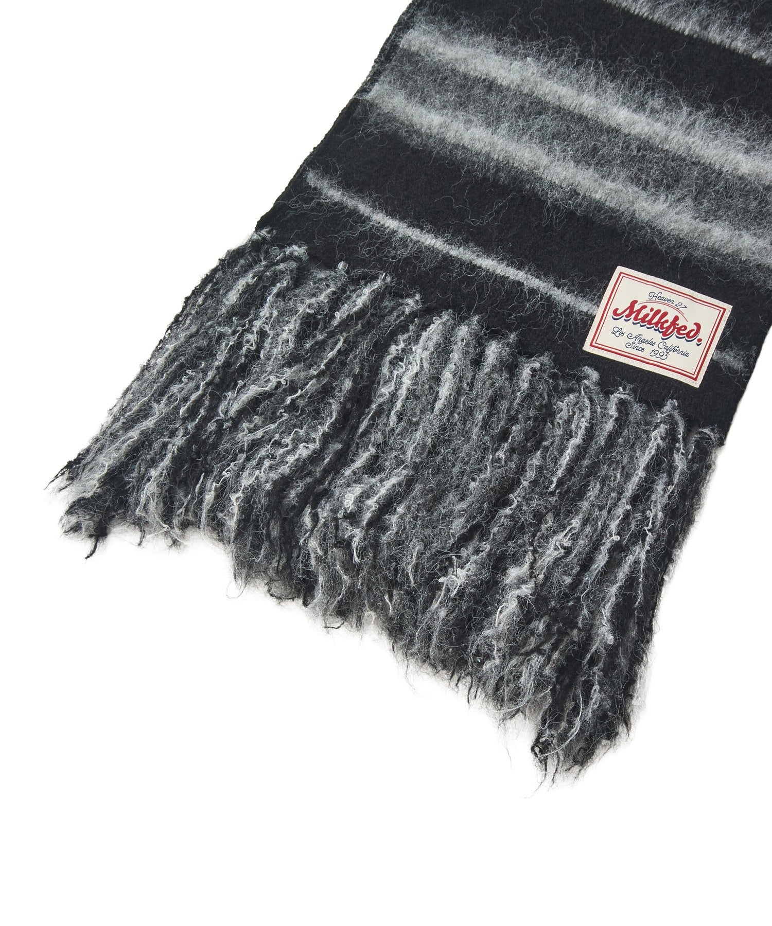 STRIPED FRINGE STOLE