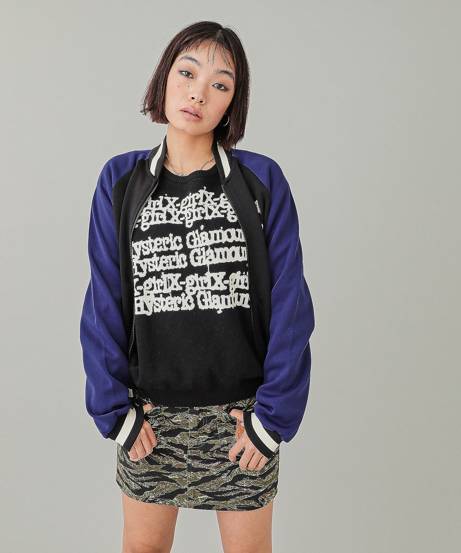 X-girl x HYSTERIC GLAMOUR TRACK JACKET