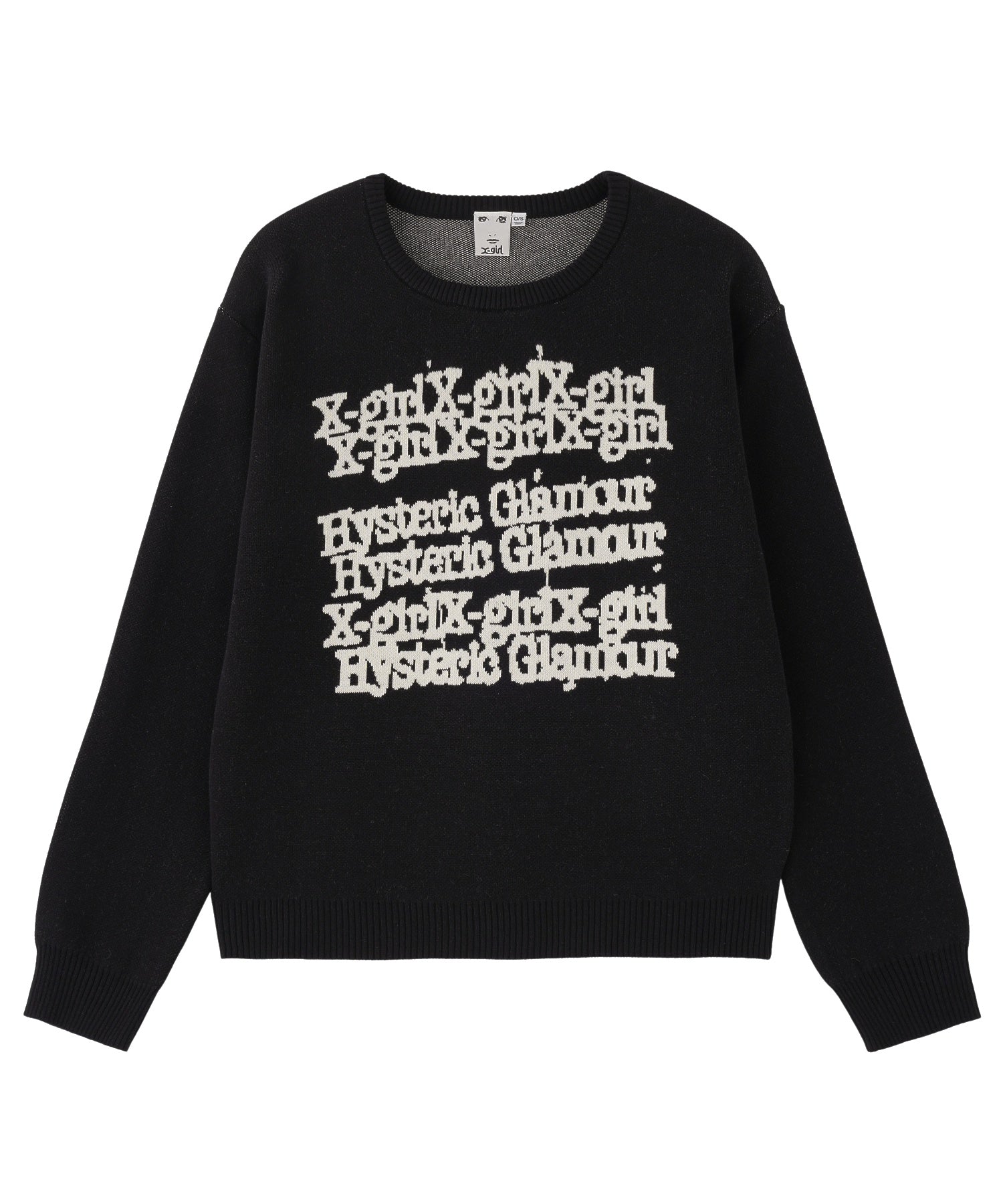 X-girl x HYSTERIC GLAMOUR KNIT TOP